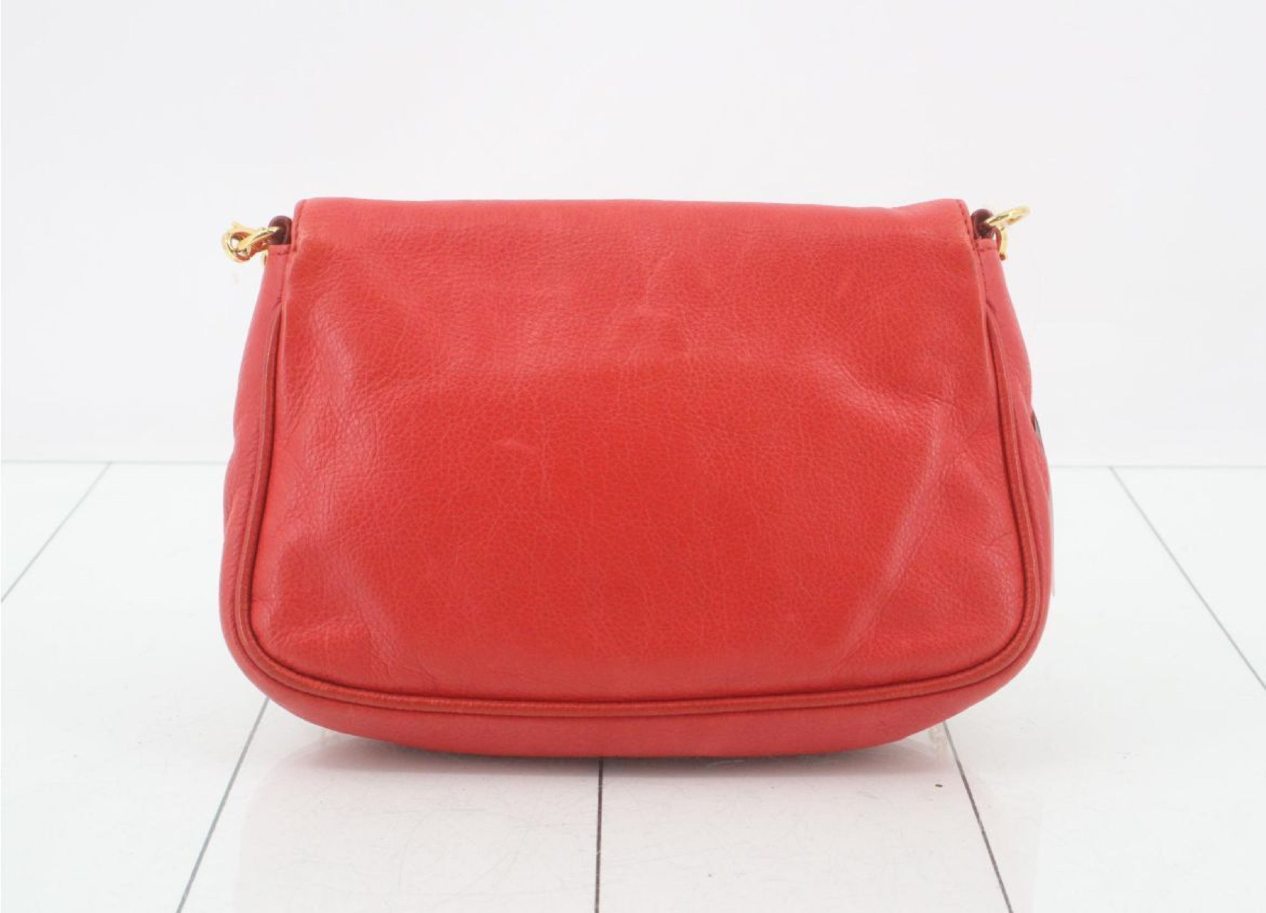 Leather Chain Mamma Bucket Shoulder Bag — view 2