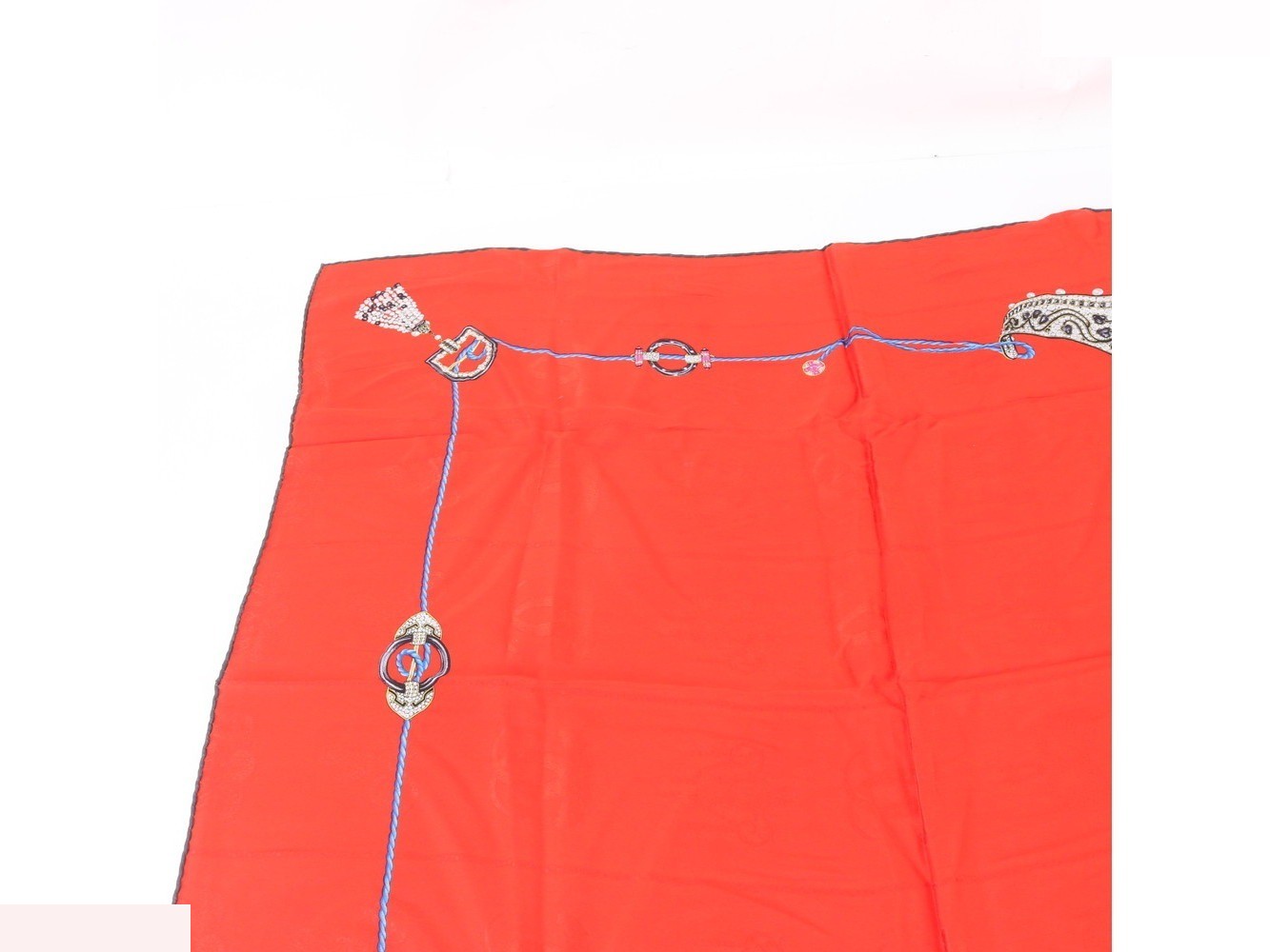 100% Silk Scarf with Tag — view 2