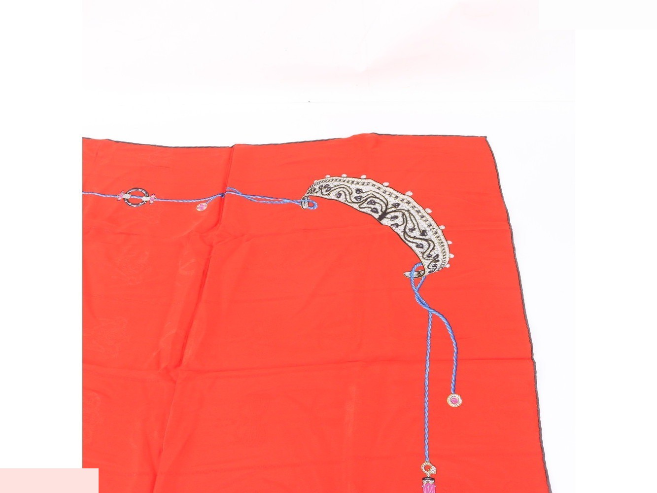 100% Silk Scarf with Tag — view 3