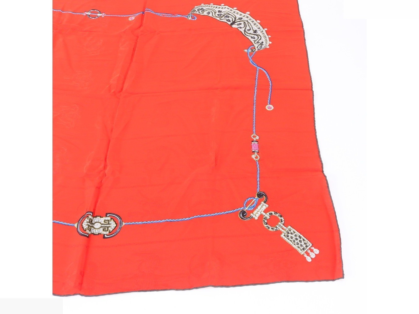 100% Silk Scarf with Tag — view 5
