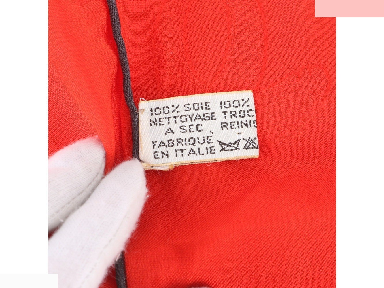 100% Silk Scarf with Tag — view 7