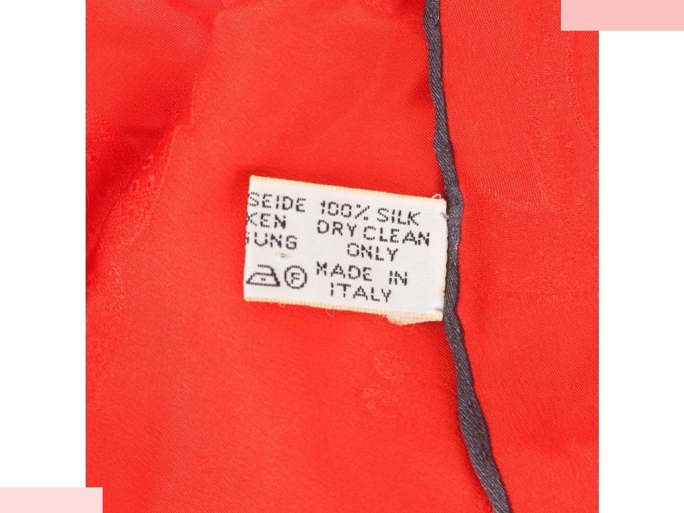 100% Silk Scarf with Tag — view 8