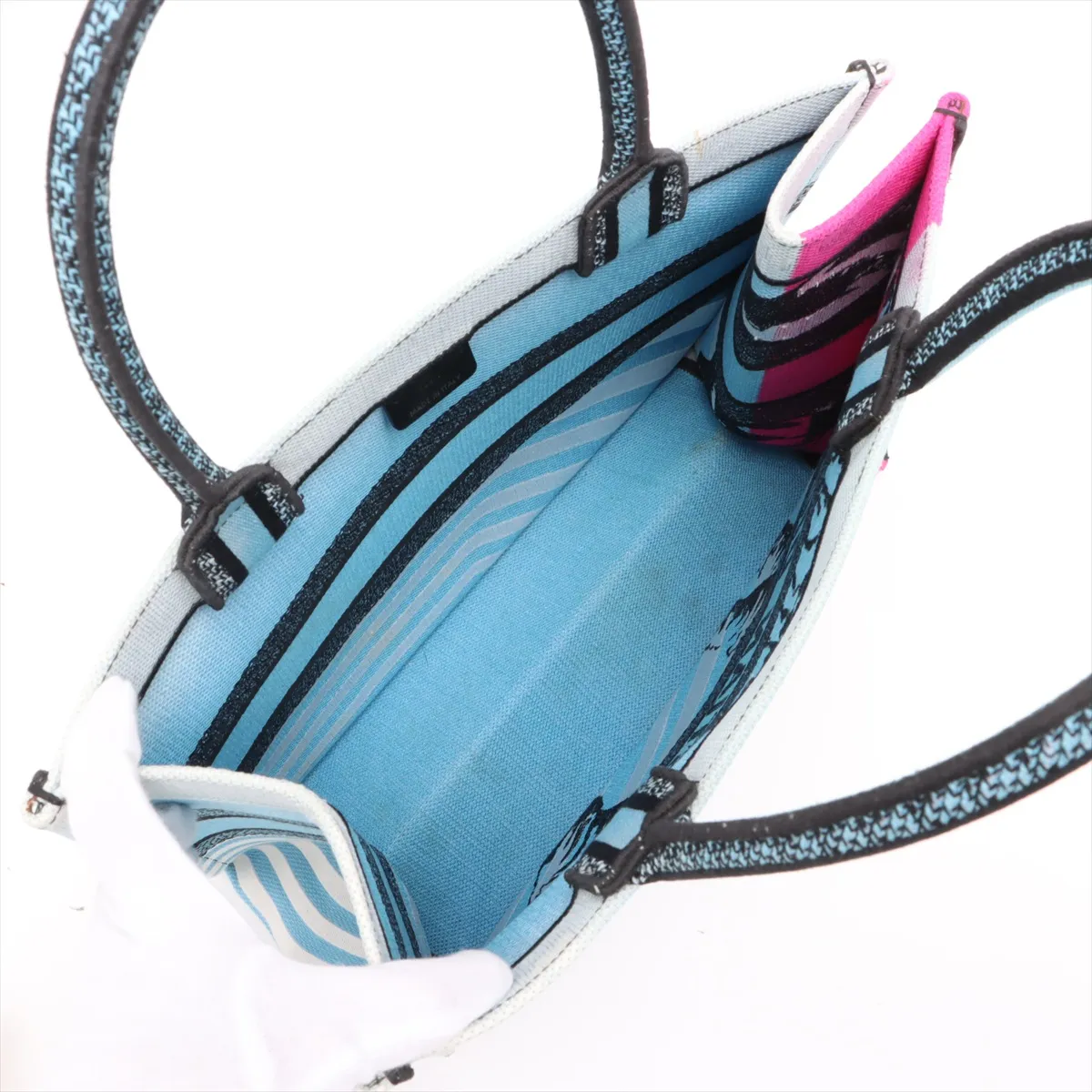Book Tote Medium Canvas Tote Bag Multicolor — view 7