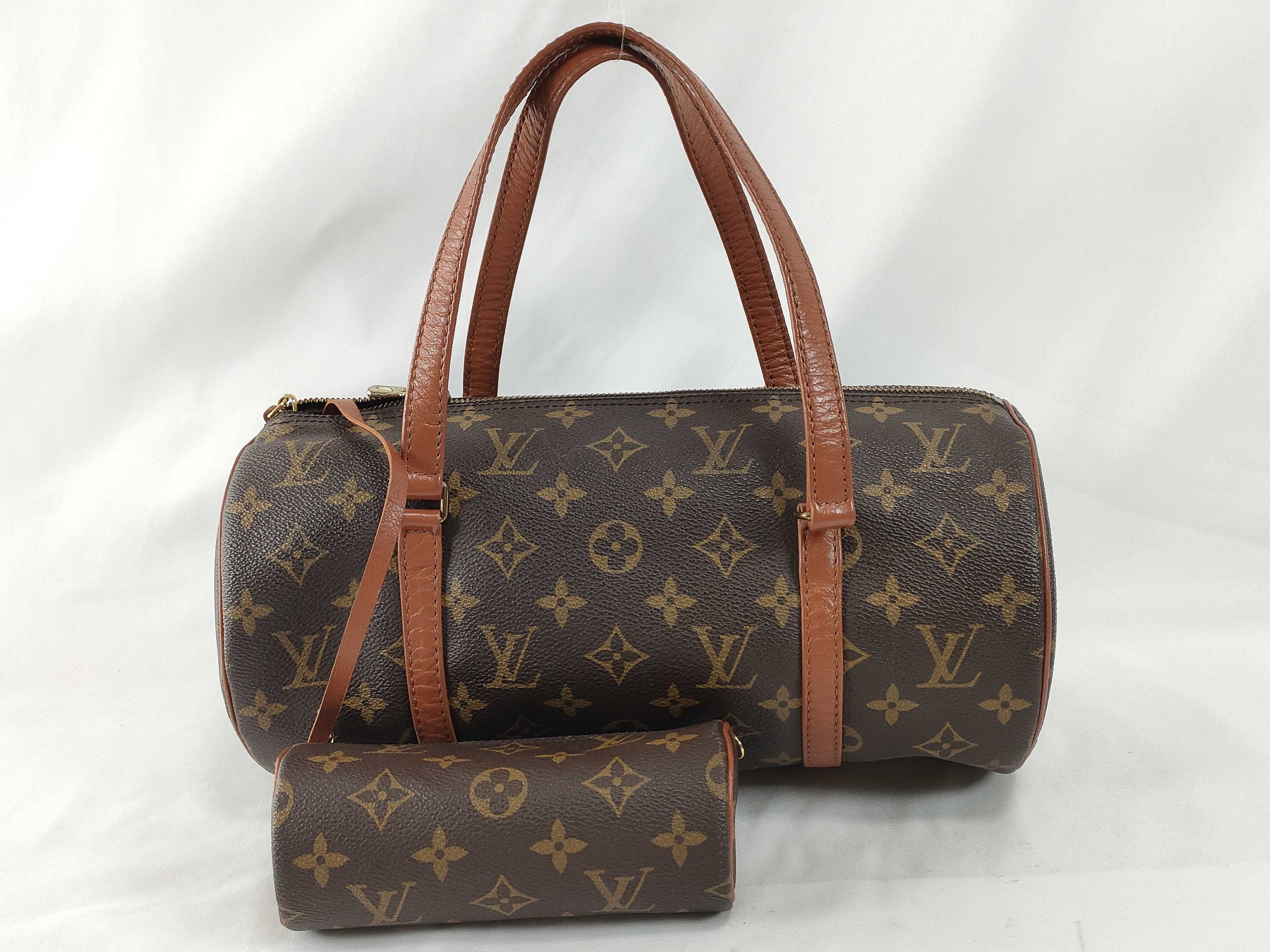 Monogram Papillon 30 M51365 MO0914 Brown Pouch TH9089 Handbag