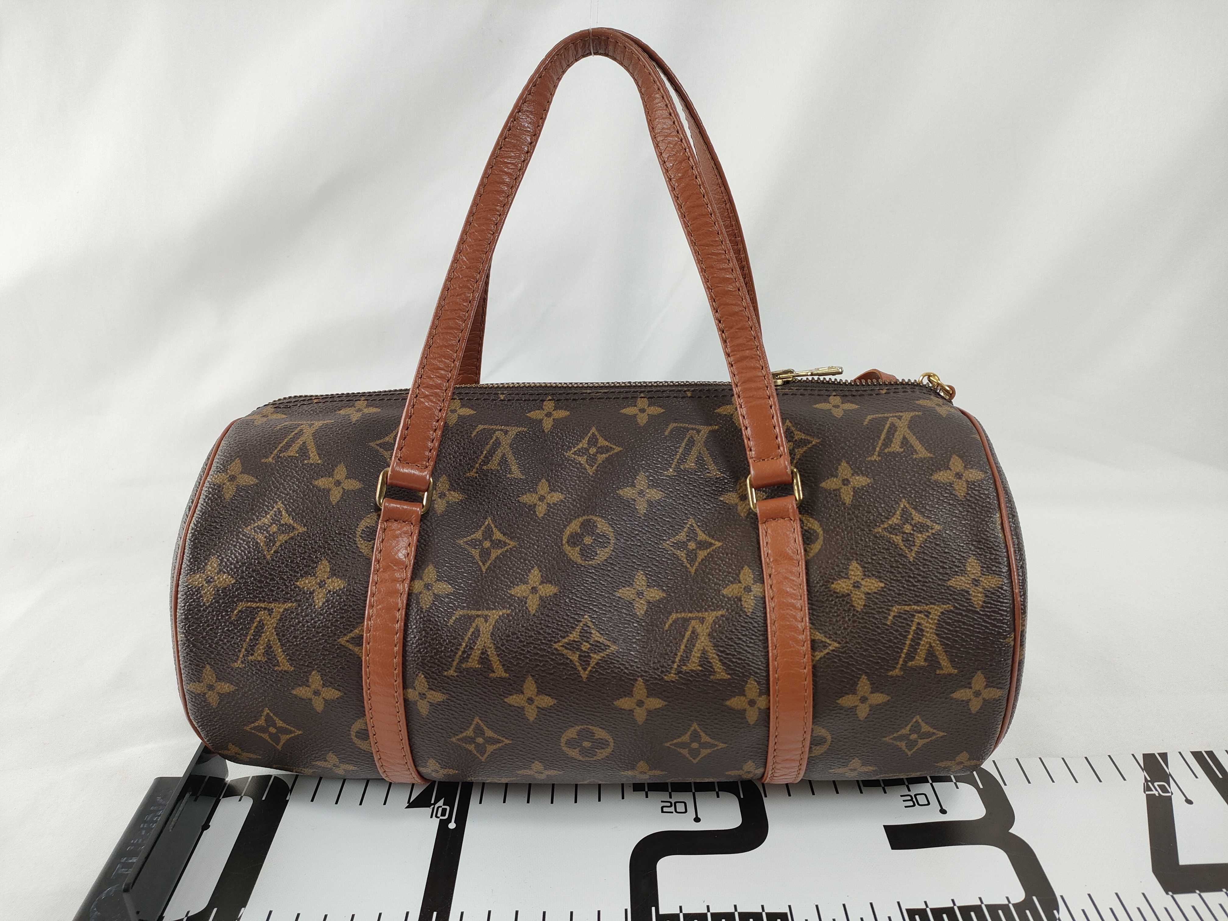 Monogram Papillon 30 M51365 MO0914 Brown Pouch TH9089 Handbag — view 2