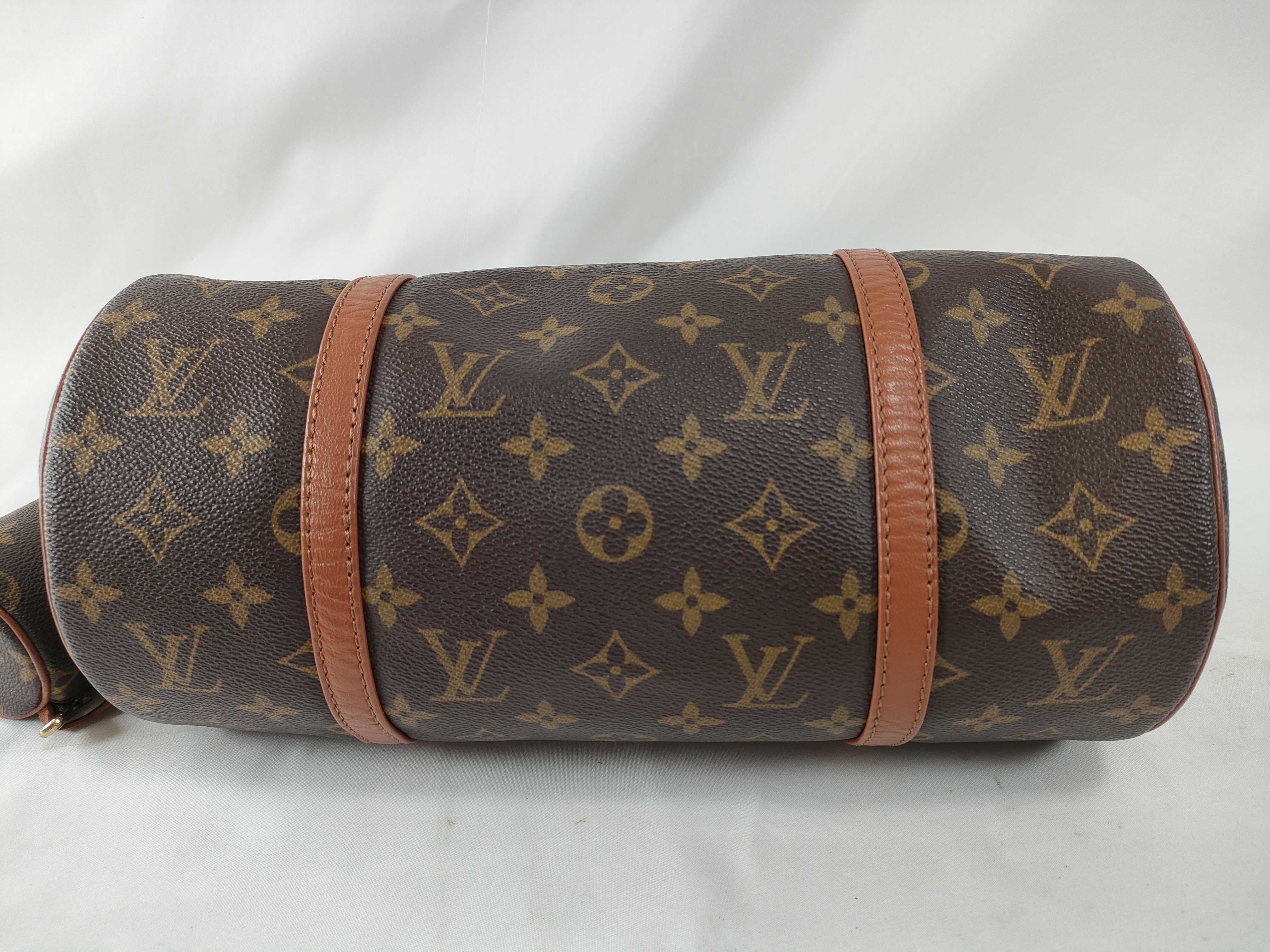 Monogram Papillon 30 M51365 MO0914 Brown Pouch TH9089 Handbag — view 8