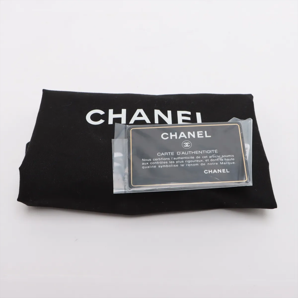 [Individually wrapped] Chanel Matelasse 23 caviar skin double flap double chain bag black gold hardware 28118937 28th series A01113 — view 12