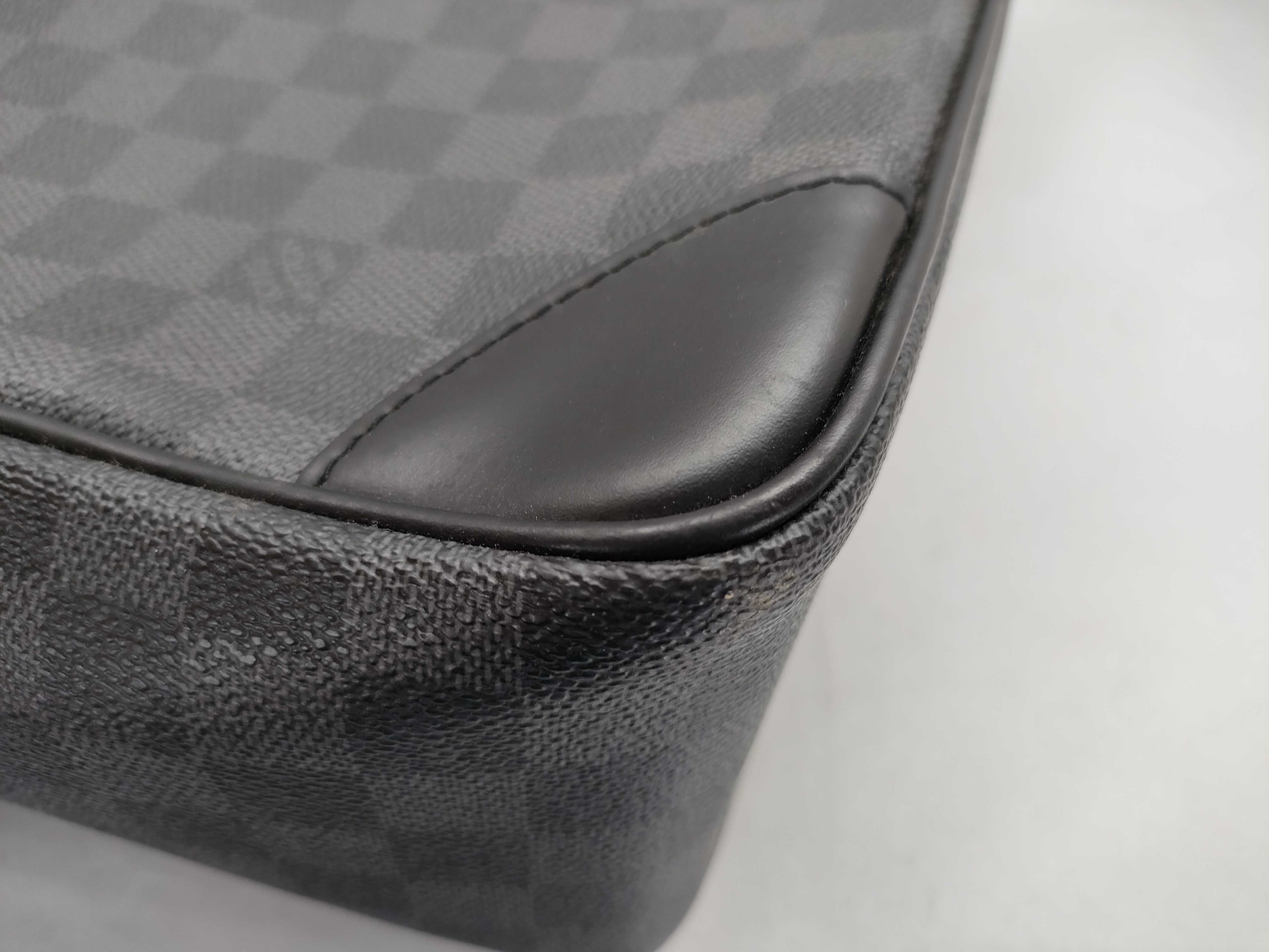 Damier Graphite ID- Damier Graphite Porto Documan PM N41478 with strap business bag — view 8