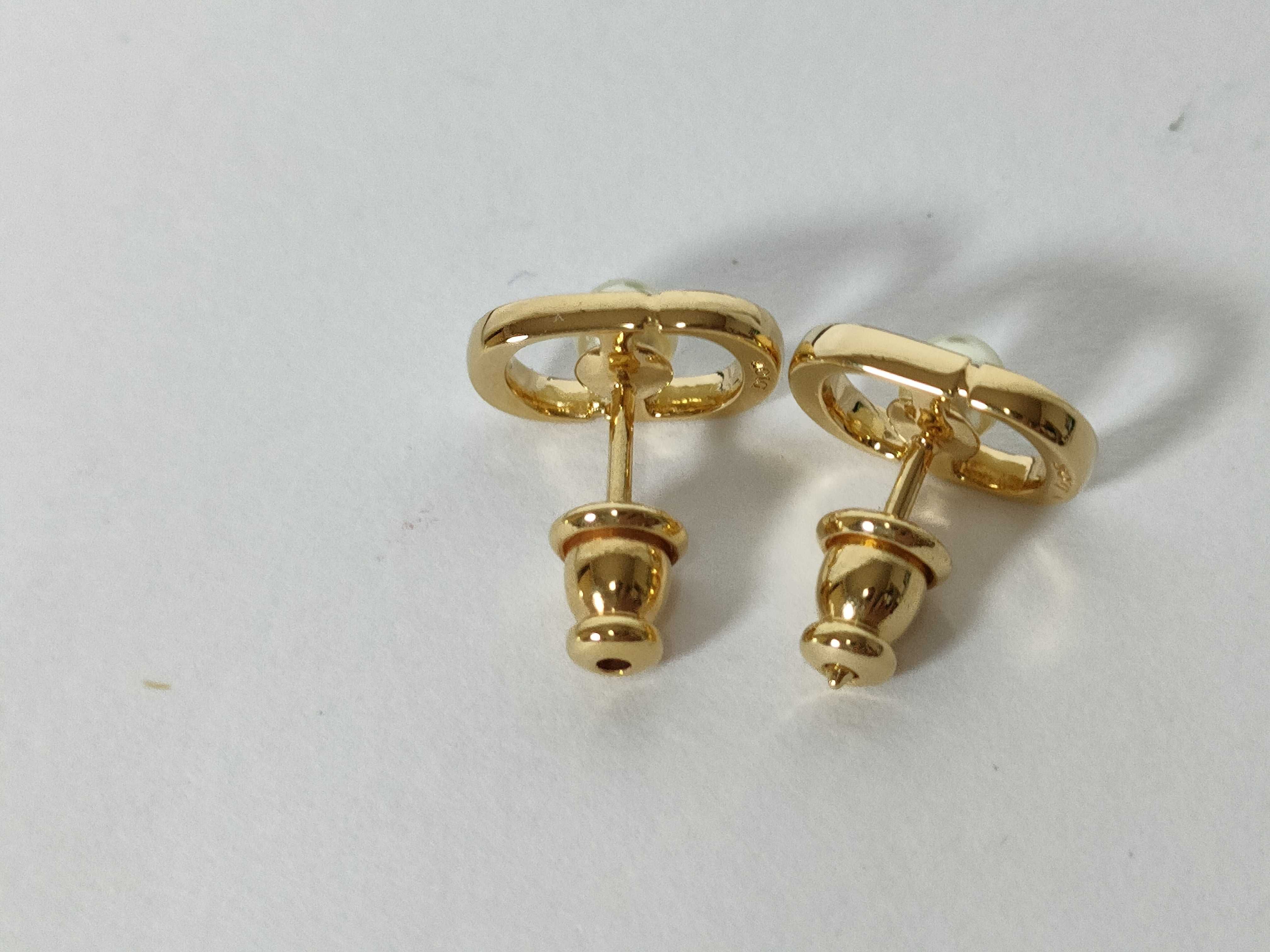 Petite CD Mini Stud Earrings — view 4