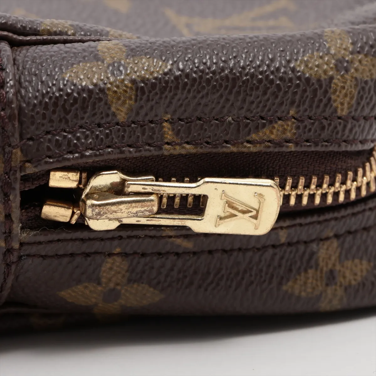 Monogram Trousses Toilette 23 M47524, serial number unknown, brown pouch — view 7