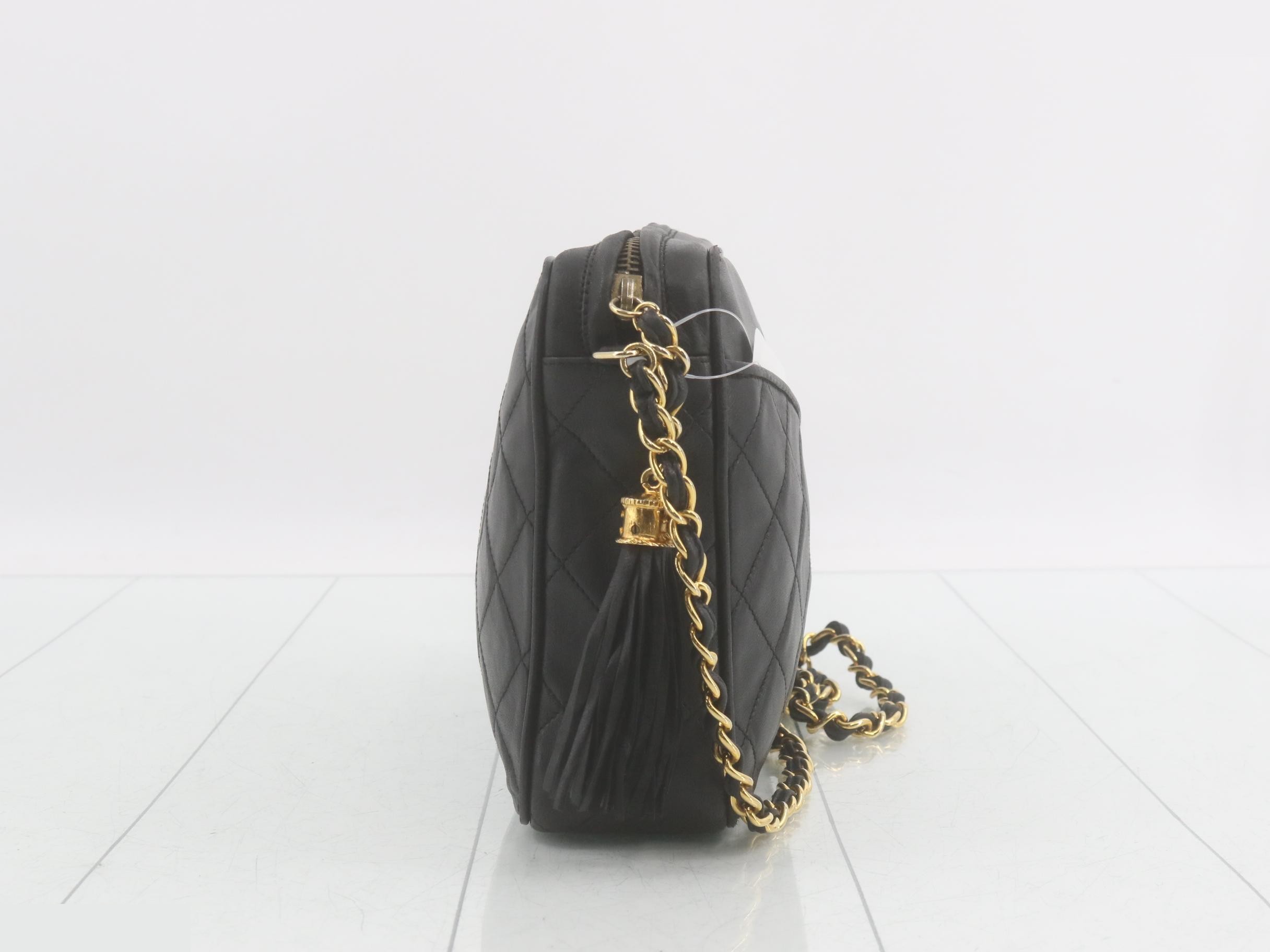 Fringe lambskin matelassé chain shoulder bag (series number 0) — view 4