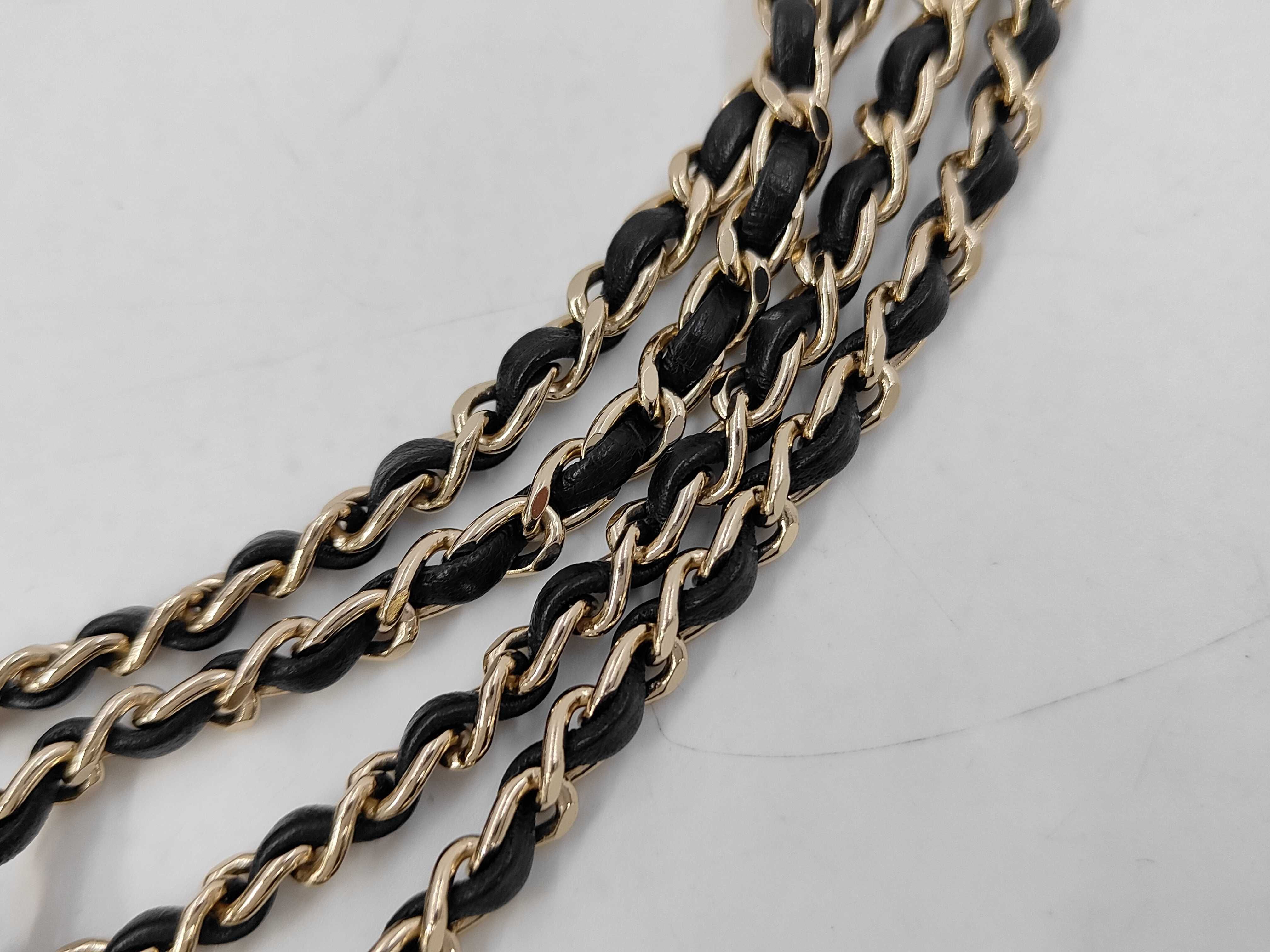 Matelassé Pill Case, Black x Champagne Gold, SGD Hardware, B22P AB7832, Other Accessories — view 6