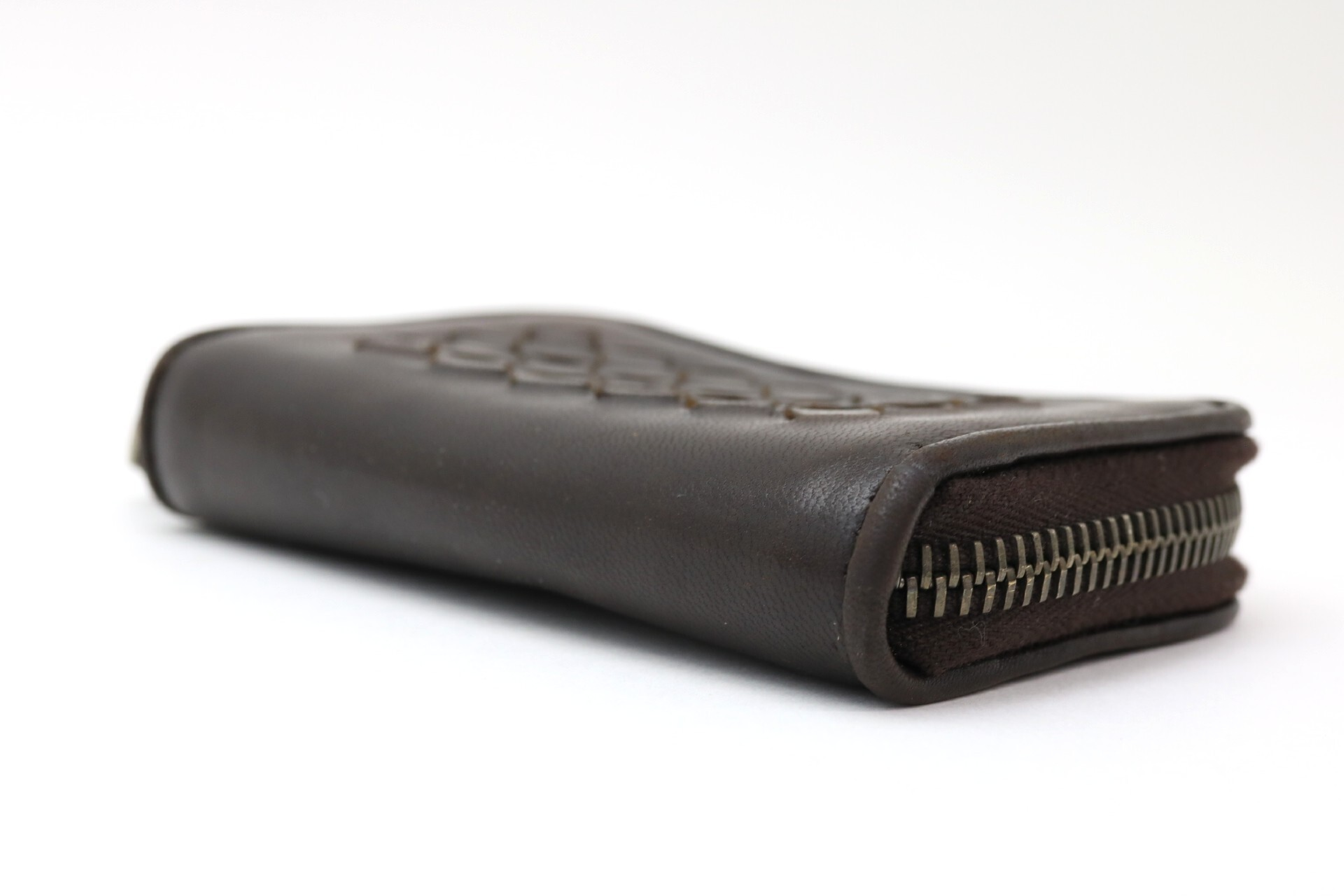 Intrecciato Leather Coin Case — view 5