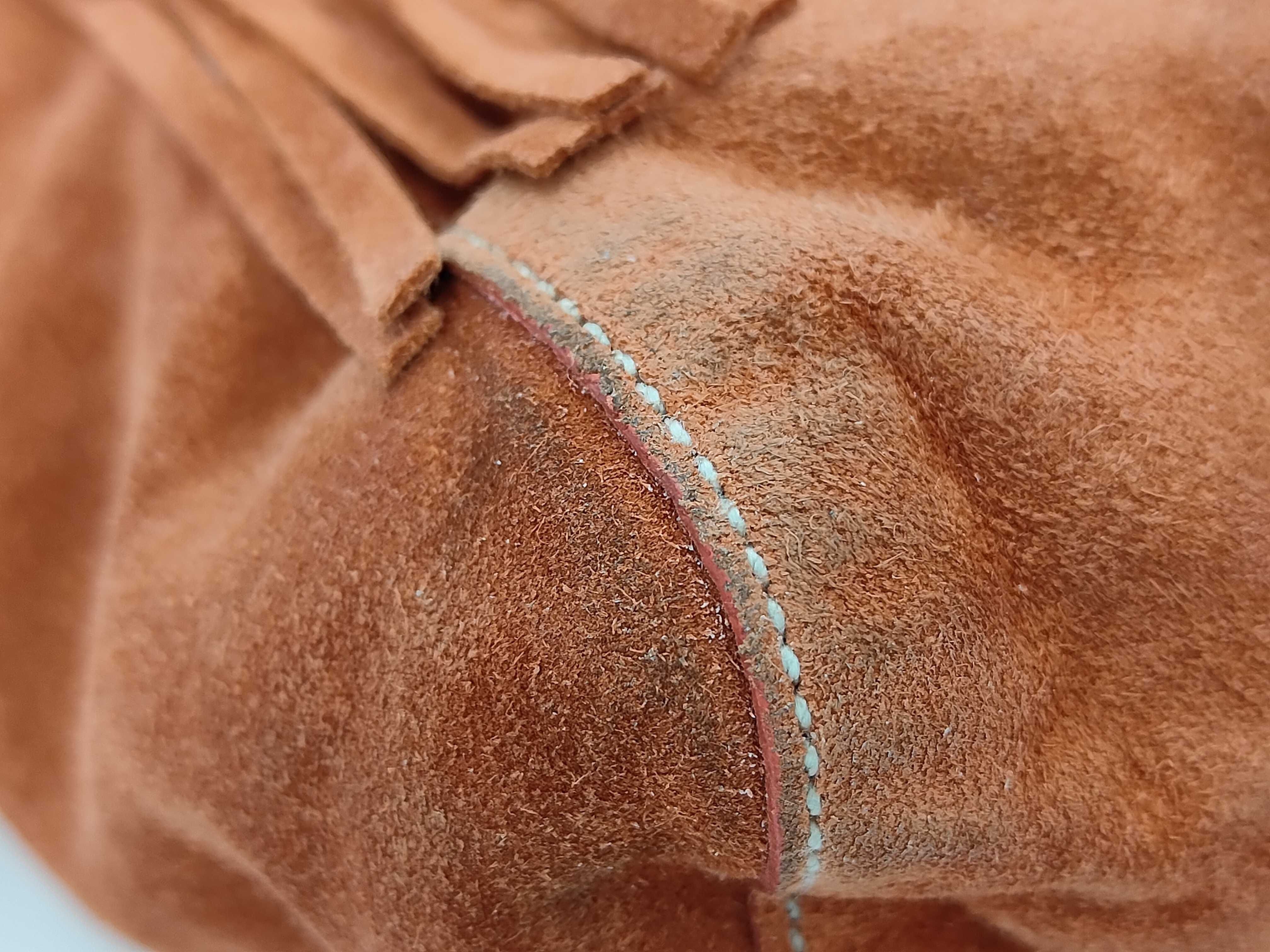 Suede Fringe Tote Bag — view 6