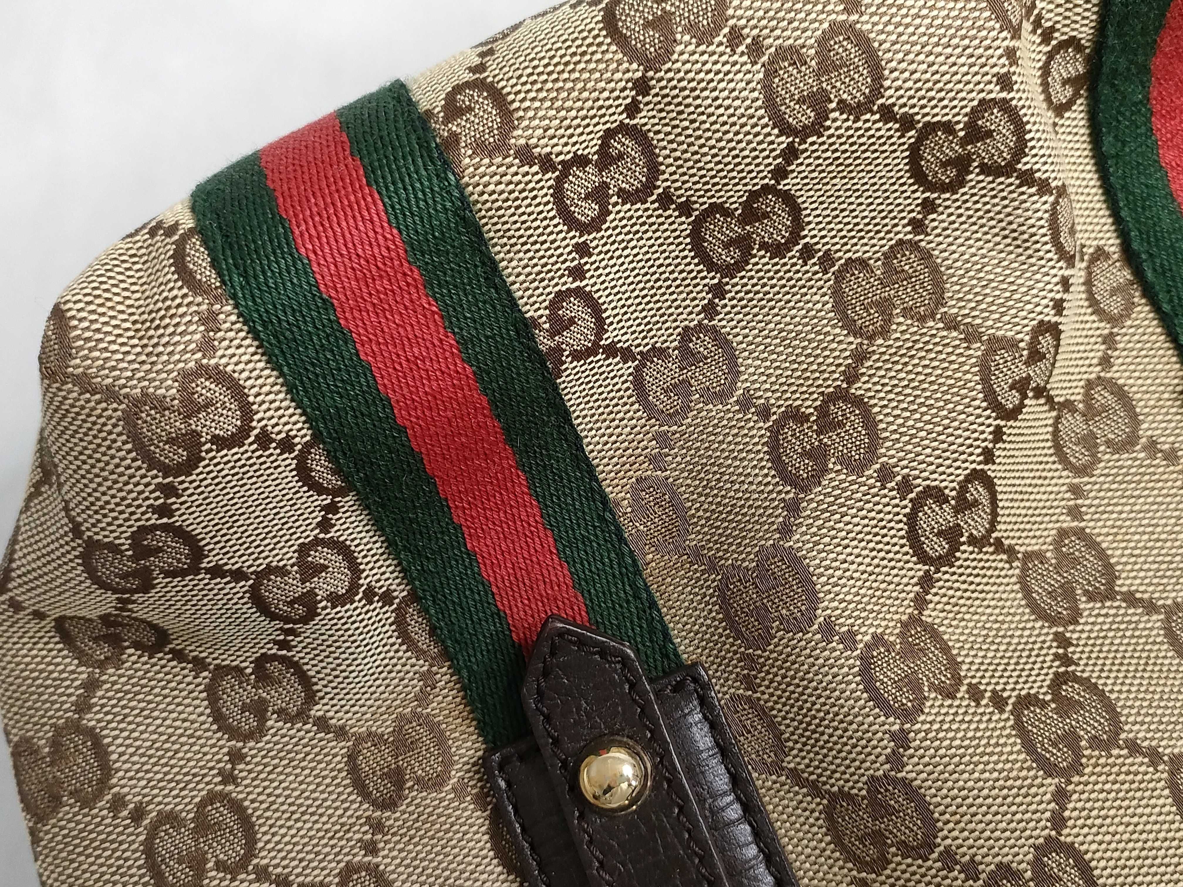 GG Canvas Mini Handbag, Sherry Line Canvas Handbag — view 14
