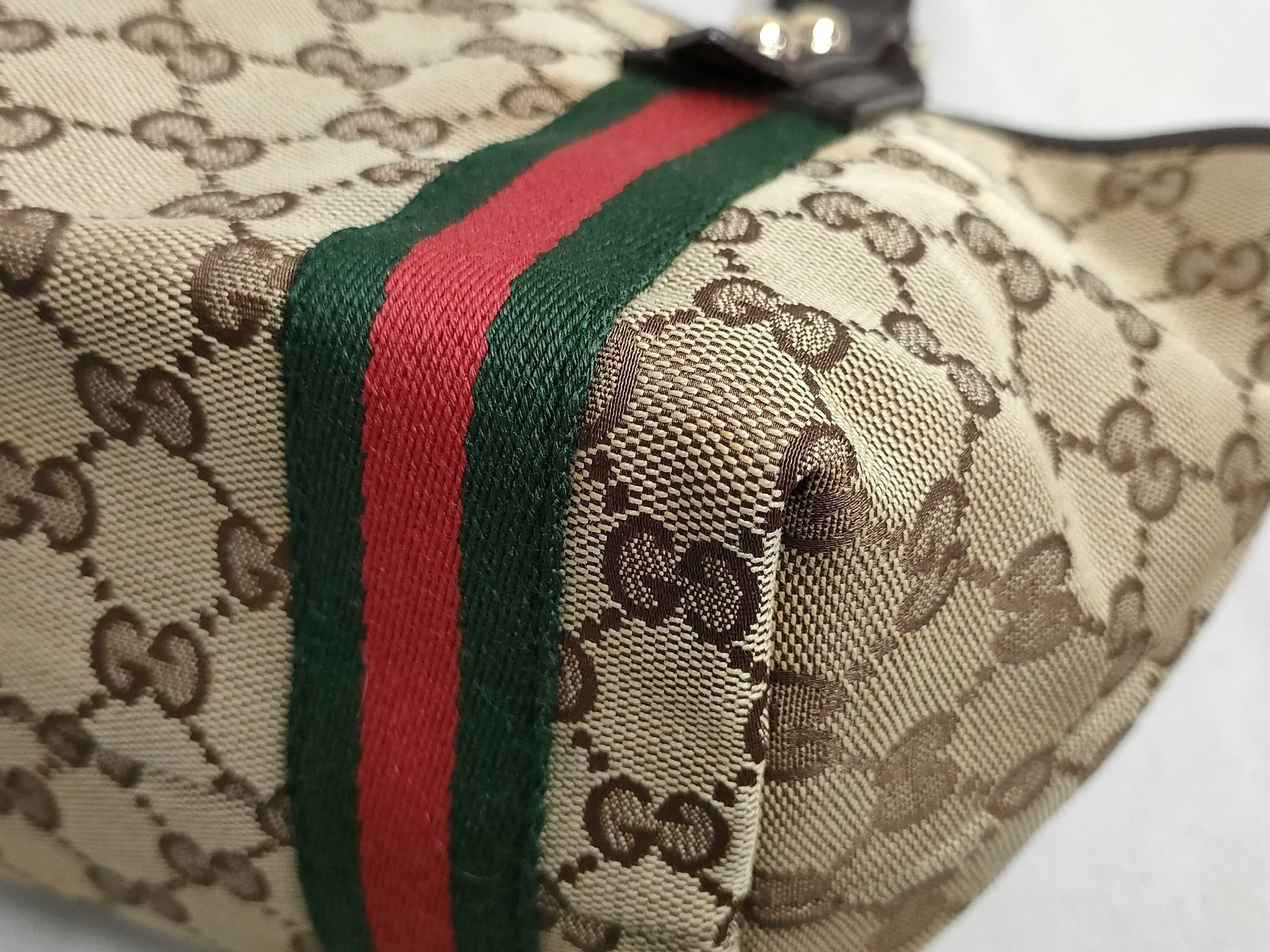 GG Canvas Mini Handbag, Sherry Line Canvas Handbag — view 6