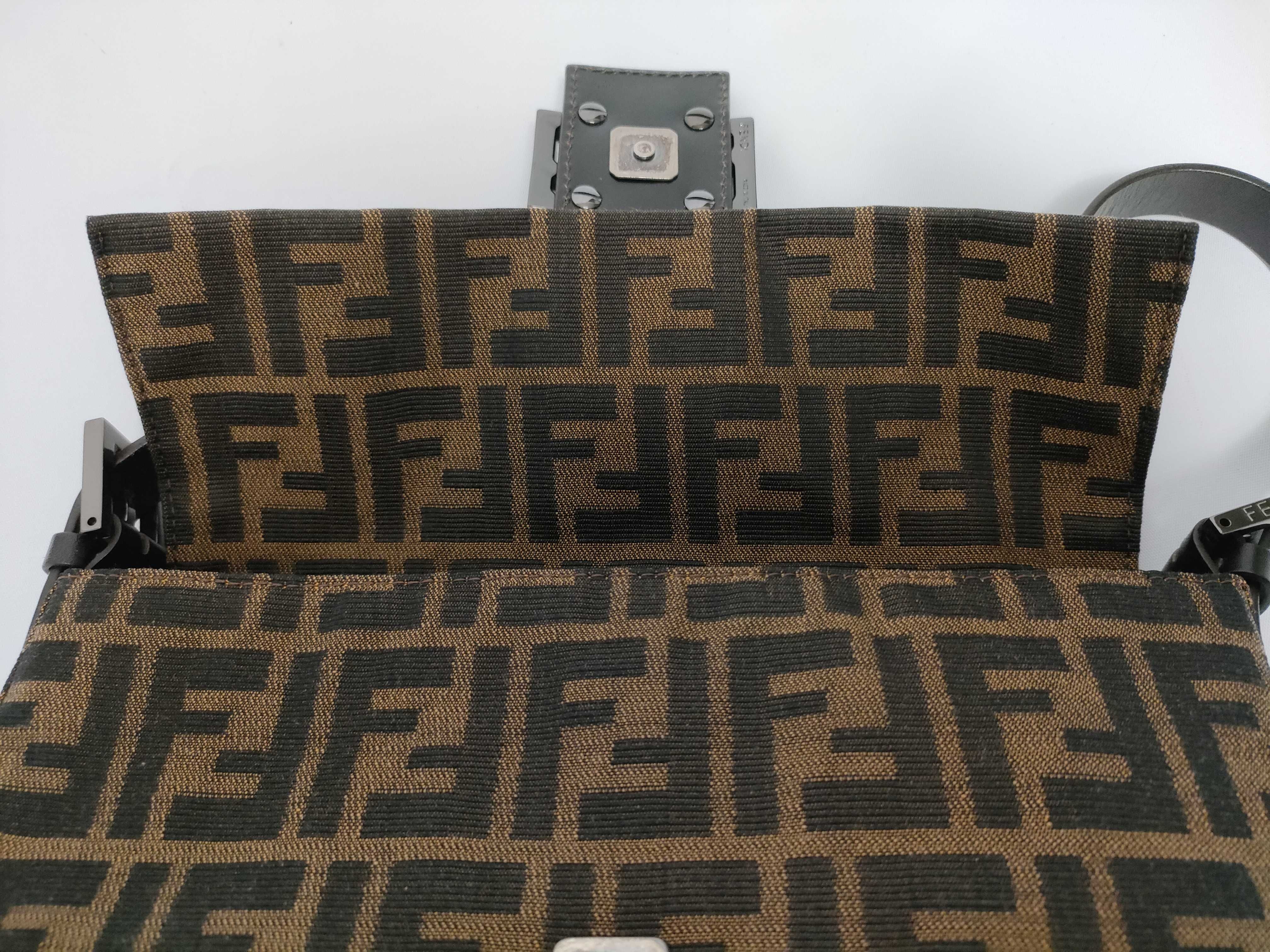 Zucca pattern FENDI Mamma Baguette Zucca FF One Shoulder Bag — view 8