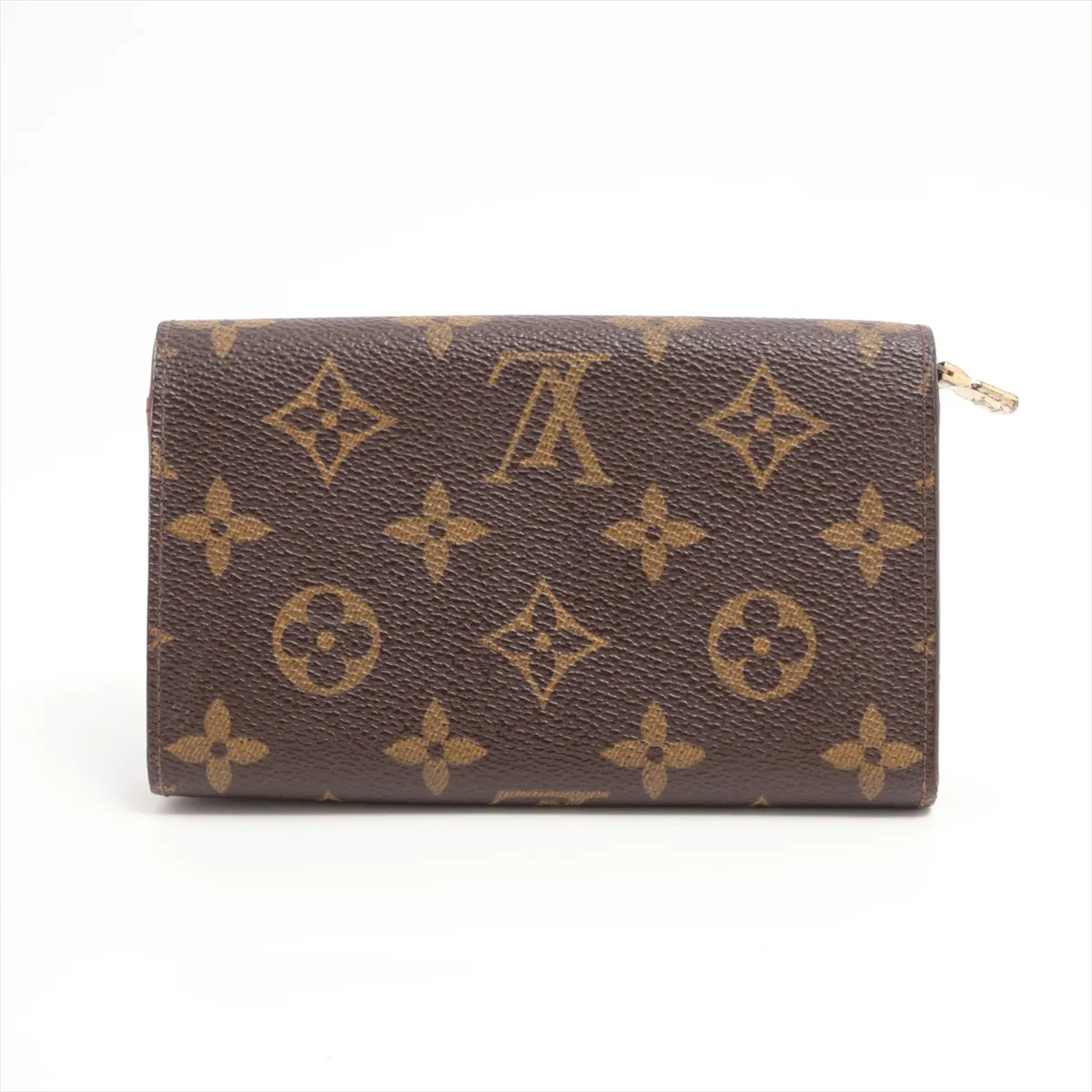 Monogram Portomone Vietresor M61730 8911RA Brown Compact Wallet — view 2