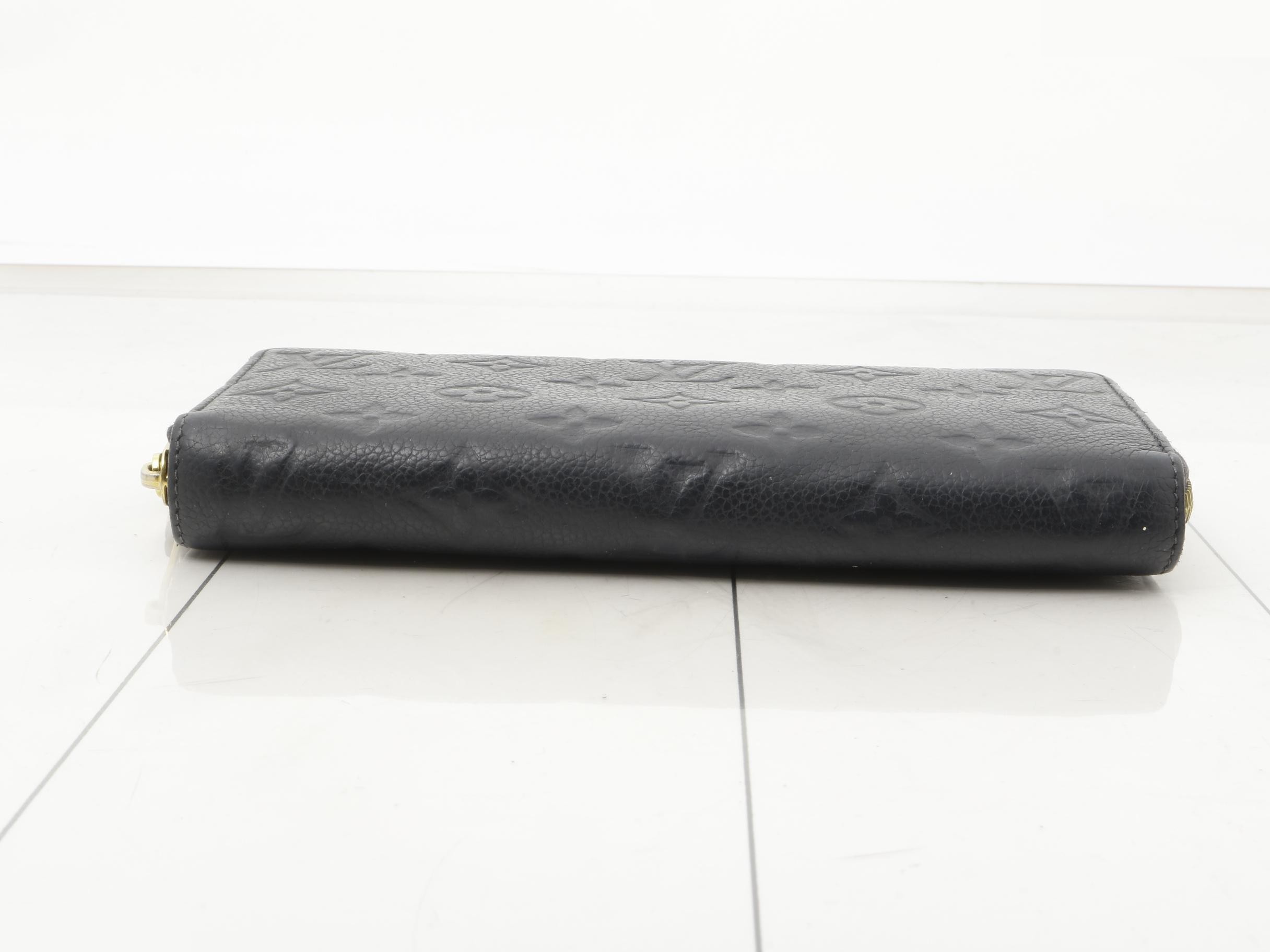 Monogram Empreinte Zippy Wallet (Round Zipper Long Wallet) — view 3