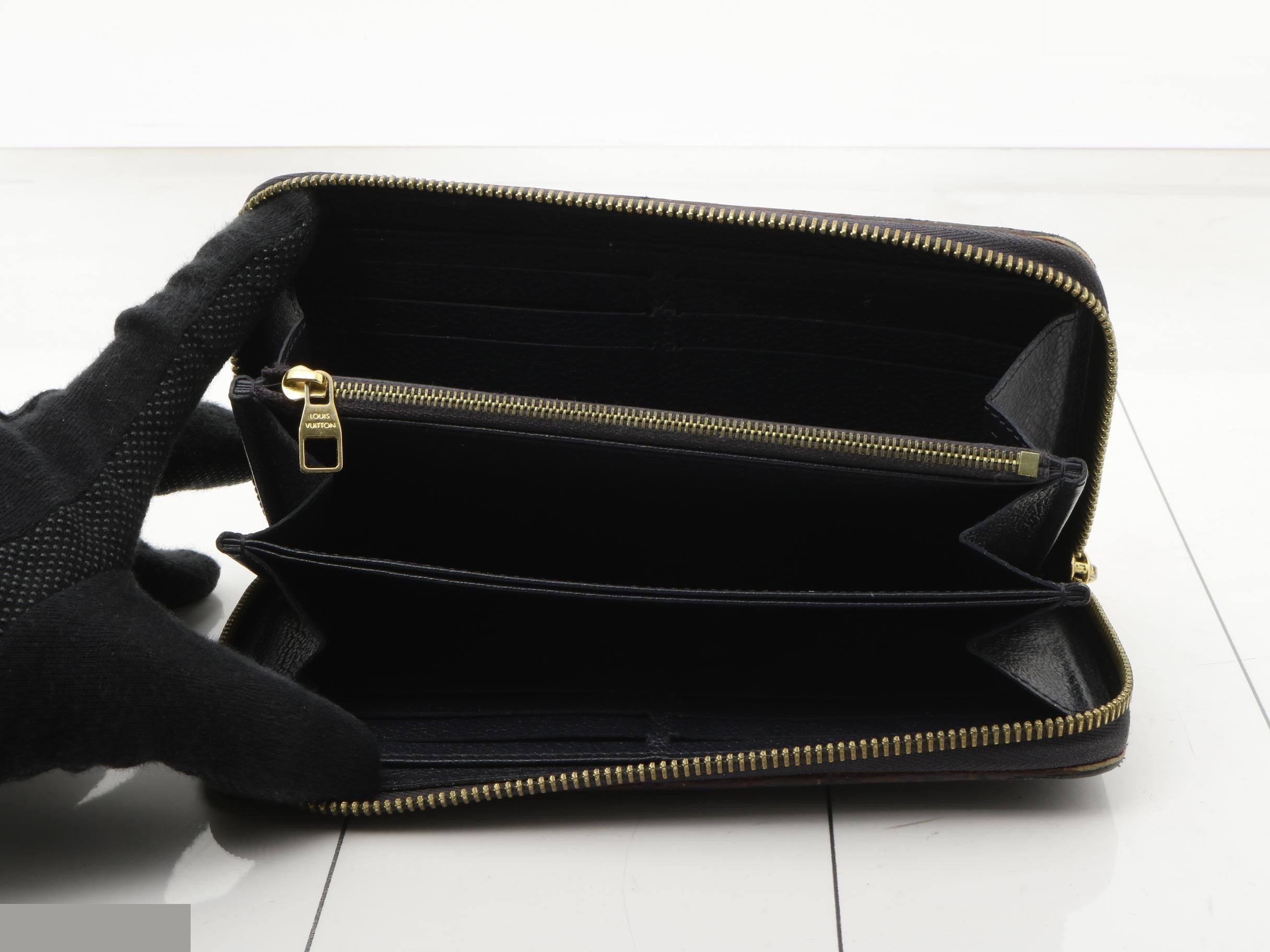 Monogram Empreinte Zippy Wallet (Round Zipper Long Wallet) — view 4