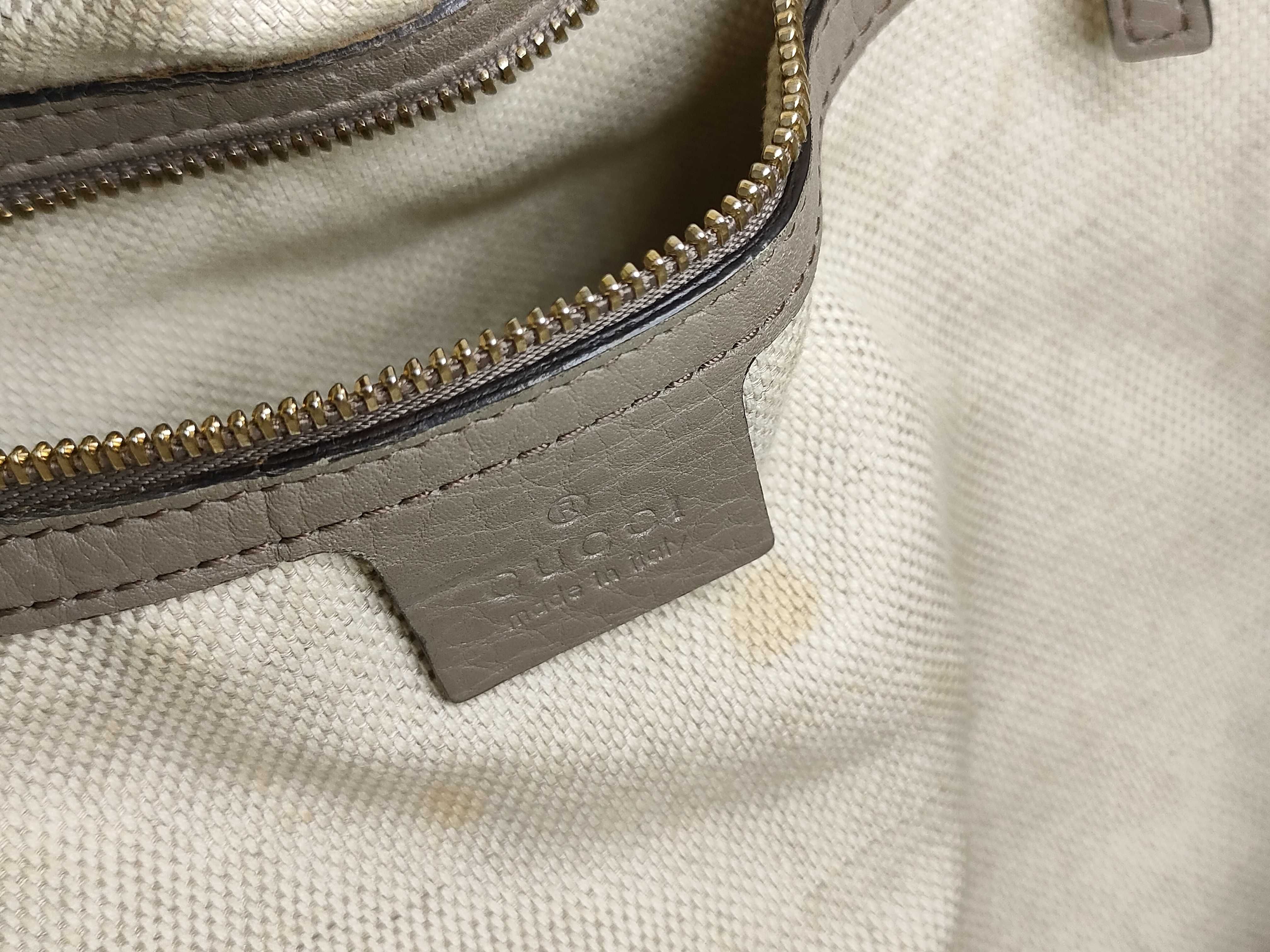 Soho Gucci Soho Handbag Cellarius Greige Handbag — view 11