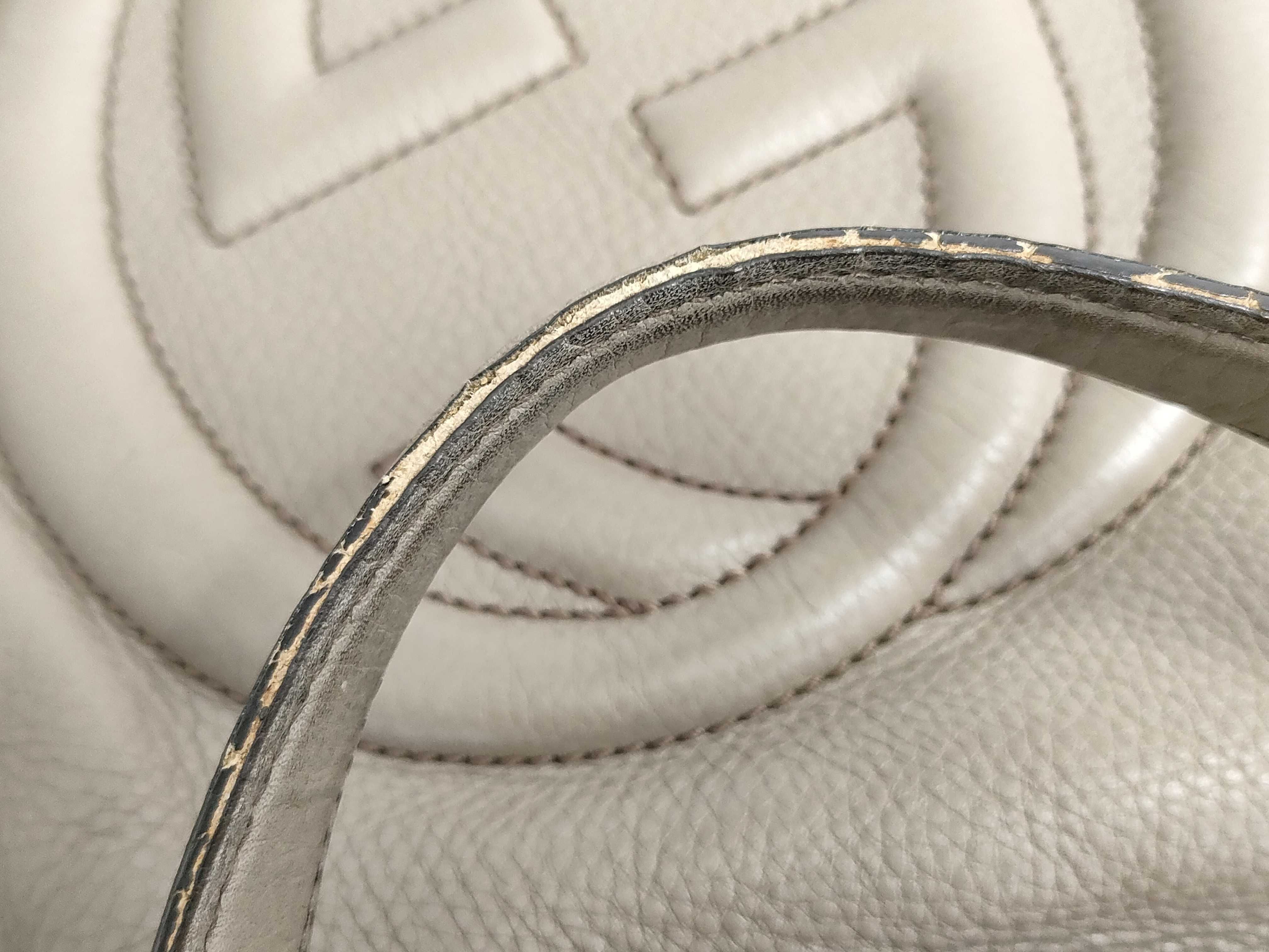 Soho Gucci Soho Handbag Cellarius Greige Handbag — view 14