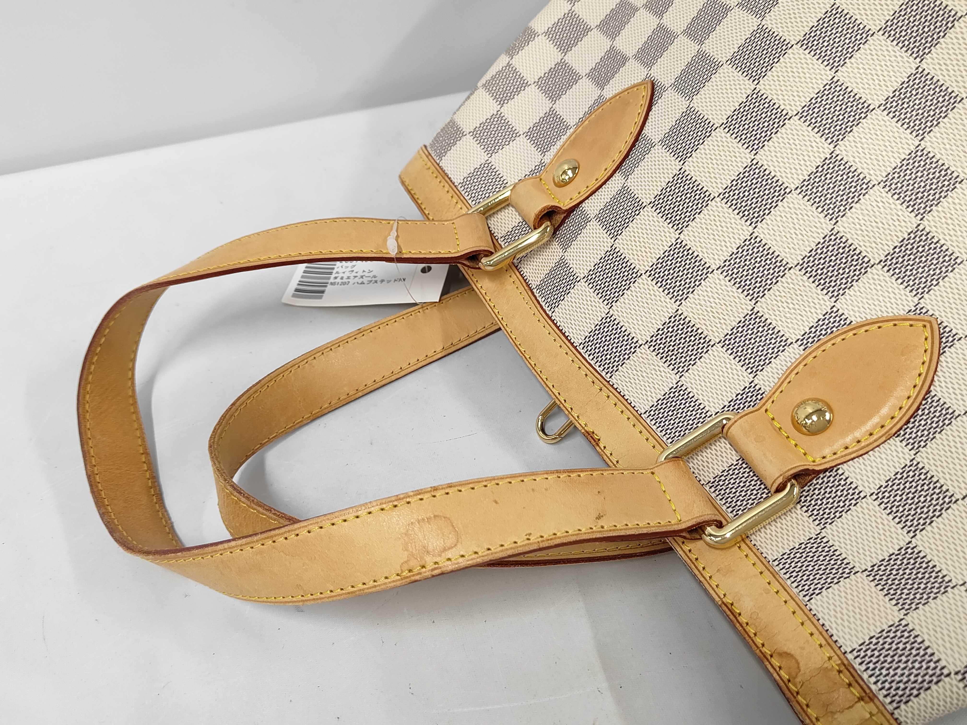 Damier Azur N51207 Hampstead PM Tote Bag — view 5