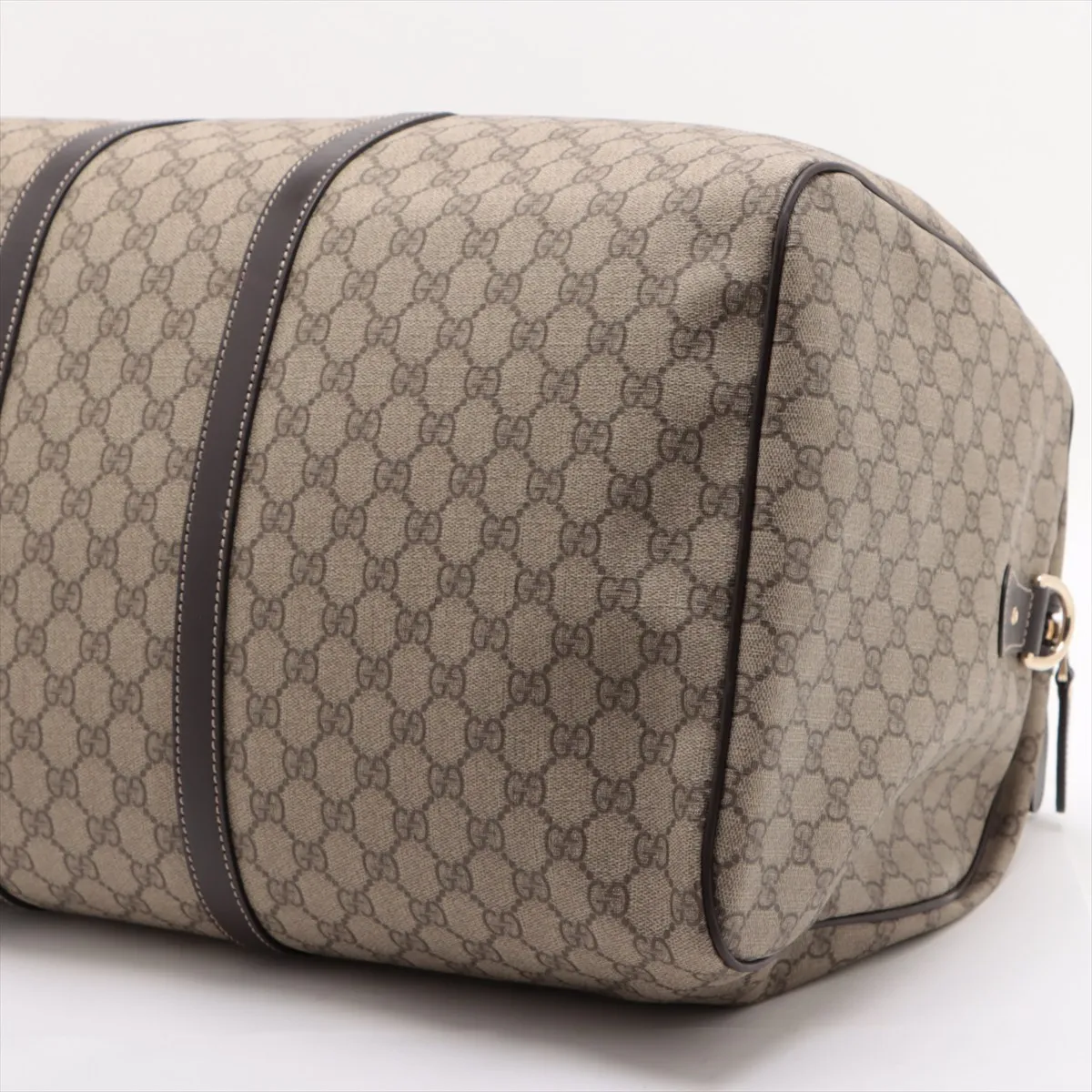 GG Supreme PVC x Leather 2WAY Boston Bag Beige 206500 — view 3
