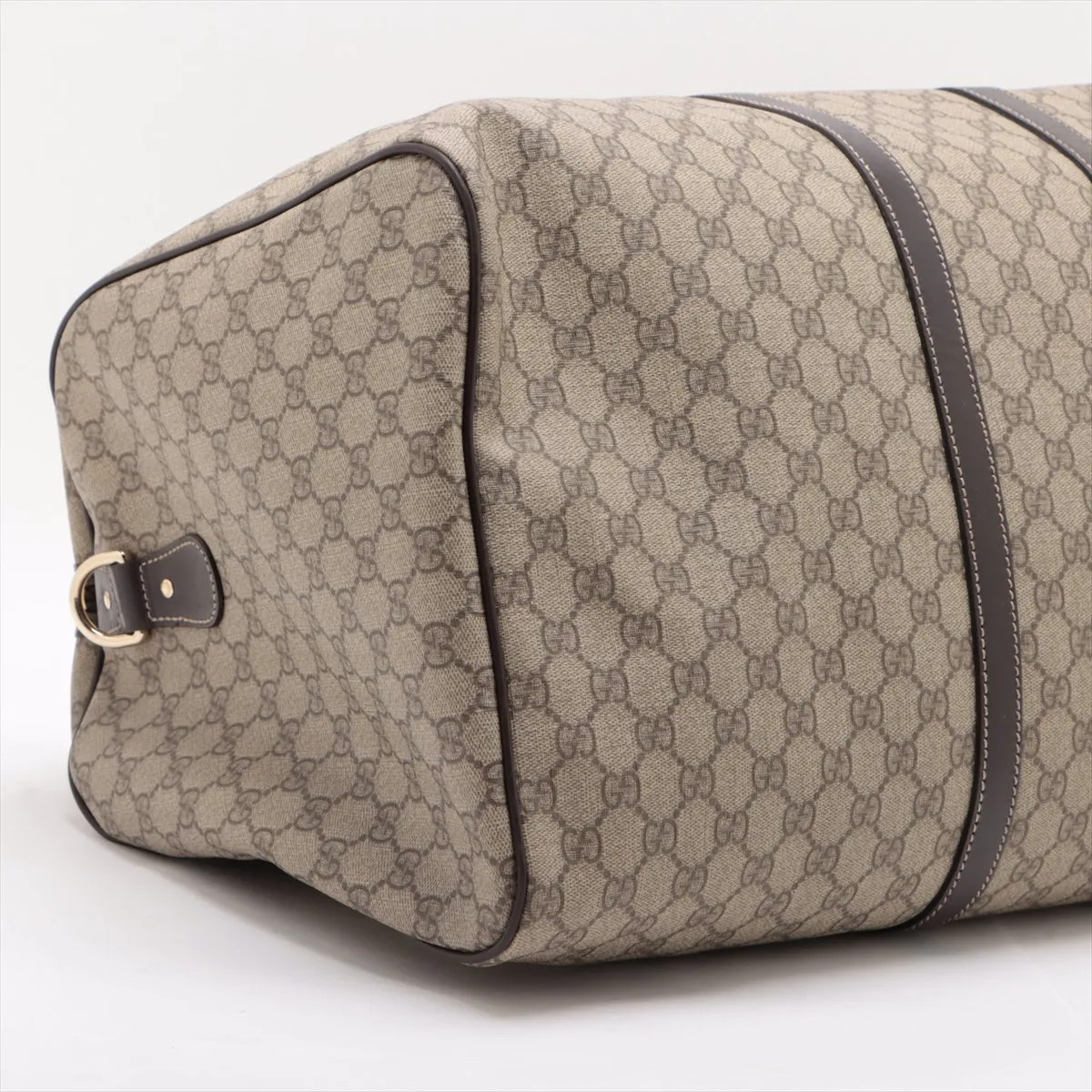 GG Supreme PVC x Leather 2WAY Boston Bag Beige 206500 — view 4