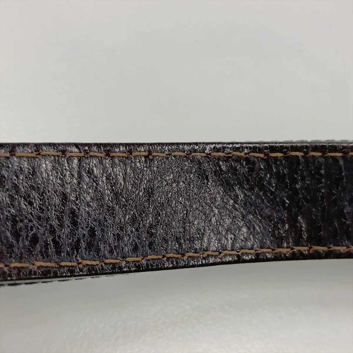 Mamma Bucket Denim x Leather x Beaded Shoulder Bag, Navy — view 11