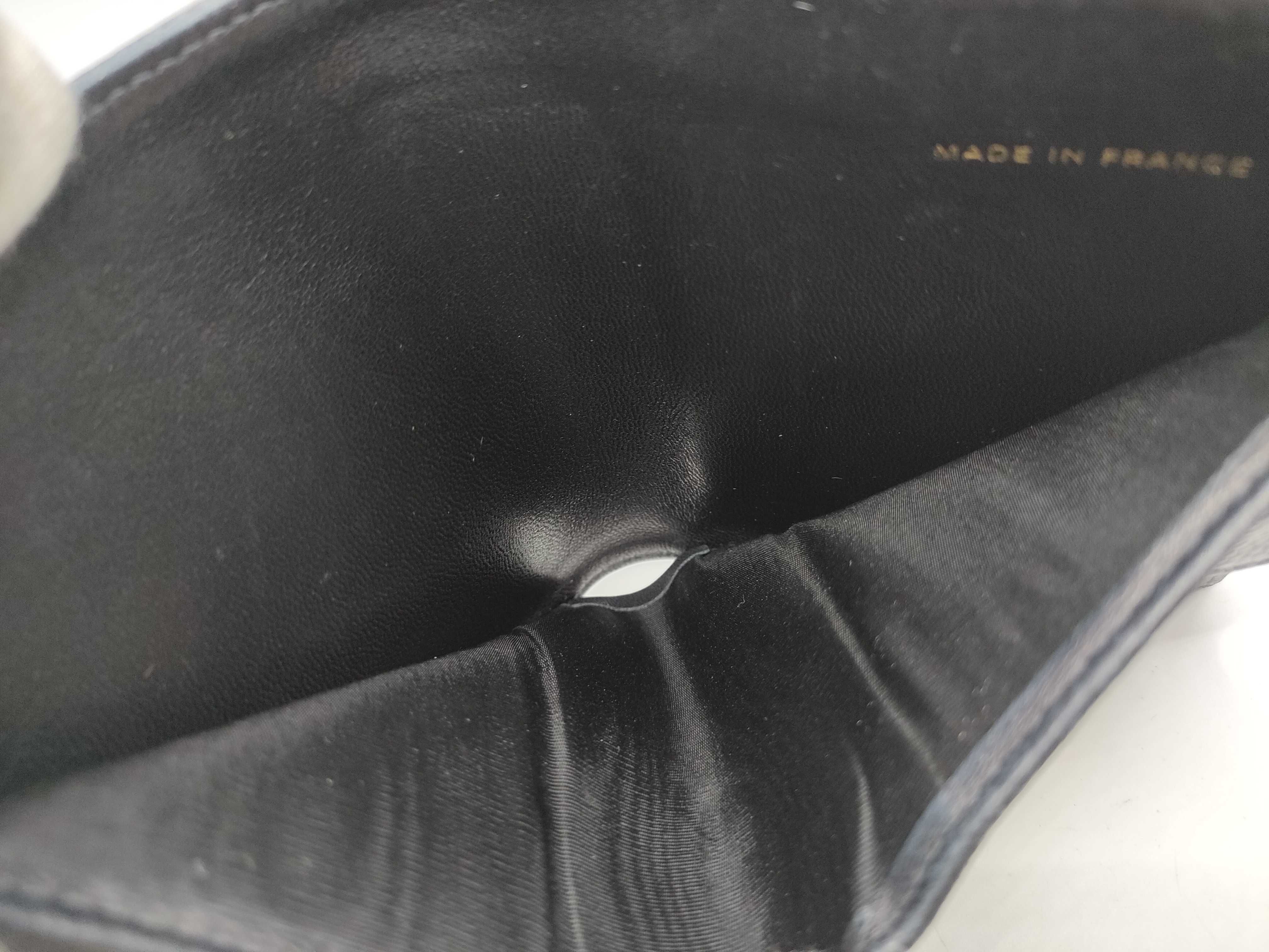 Caviar Skin Coco Mark Folding Wallet — view 7