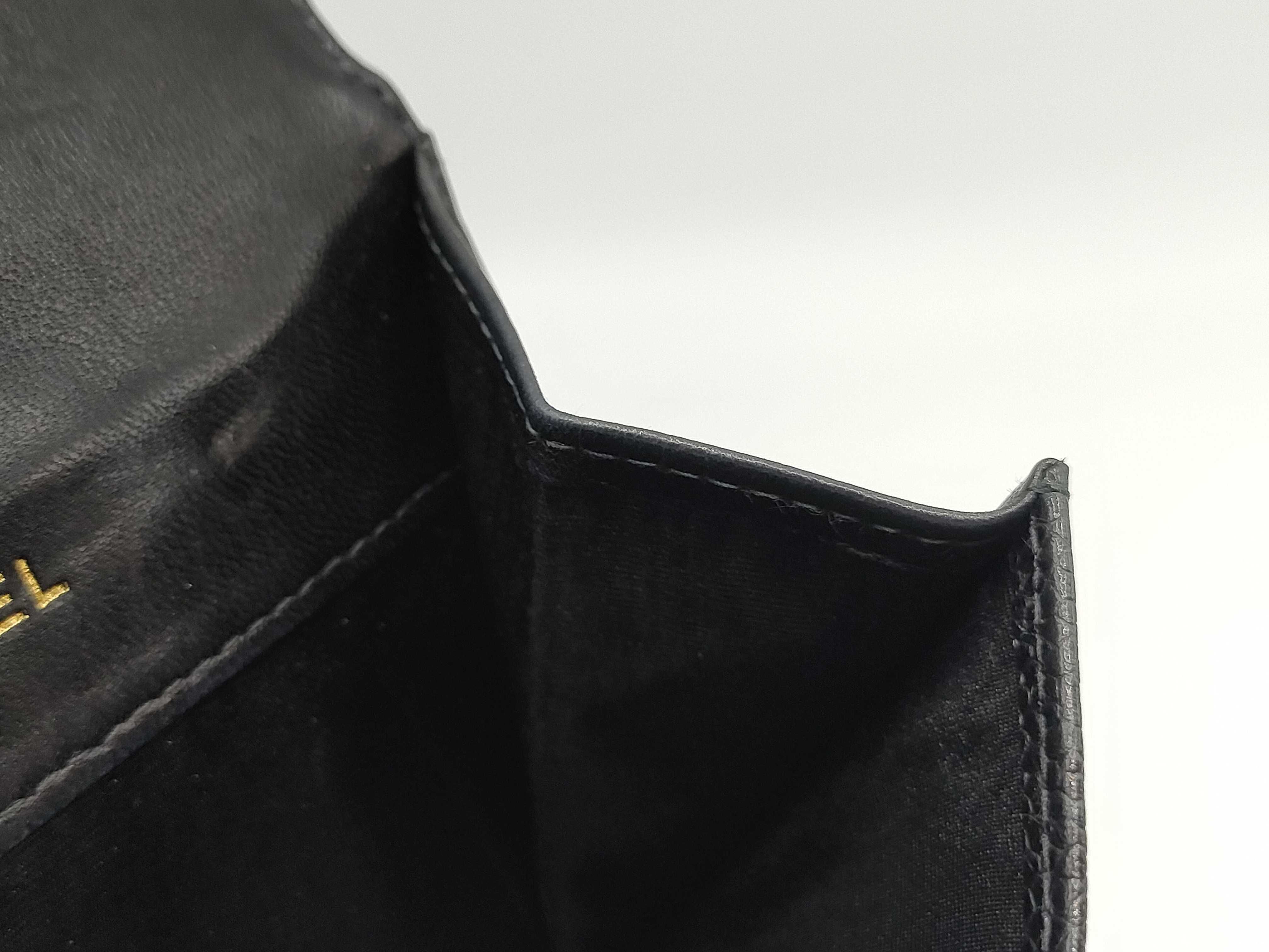 Caviar Skin Coco Mark Folding Wallet — view 9