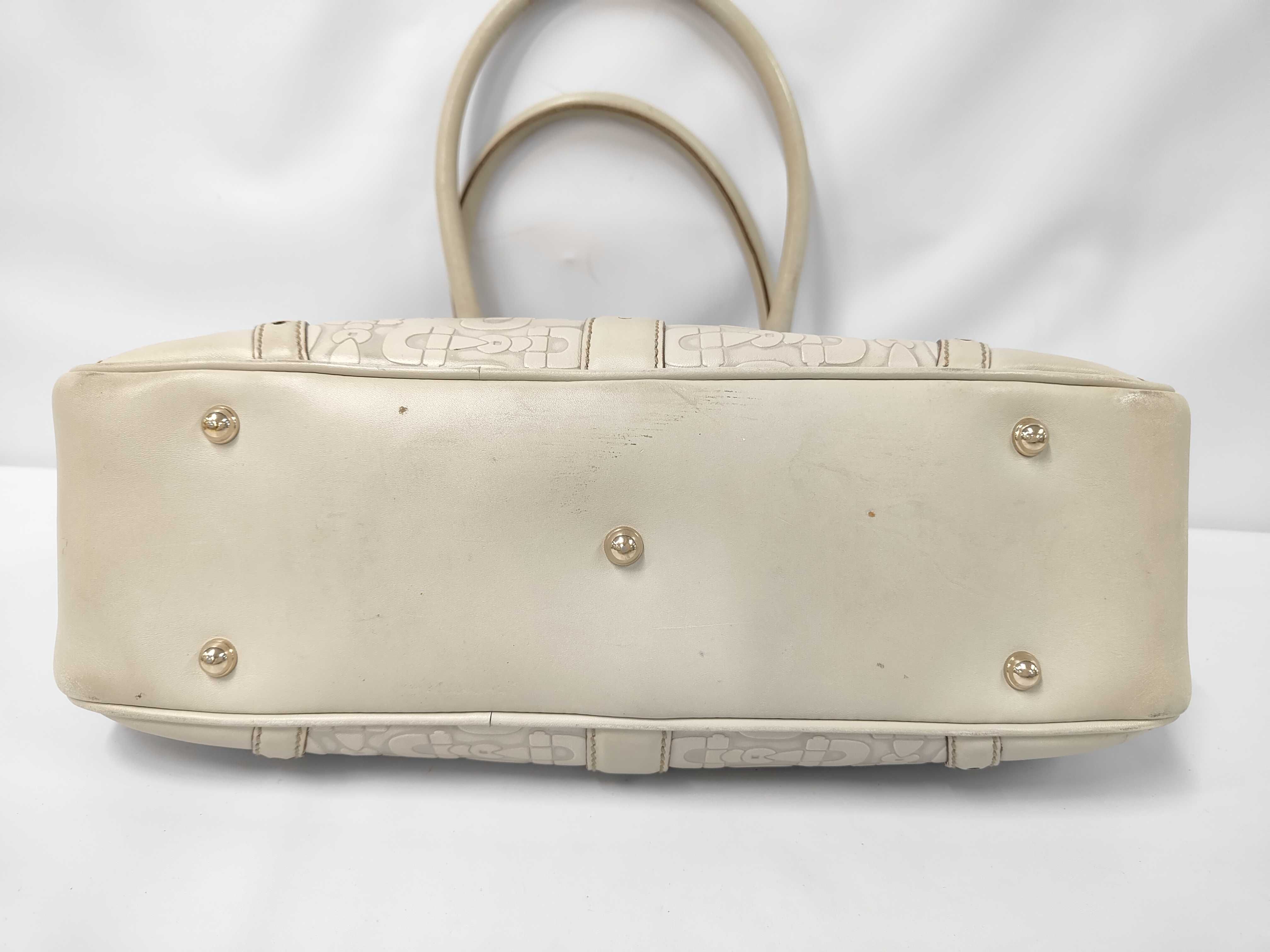 Horsebit 145770 Leather Embossed Gold Hardware Handbag — view 3