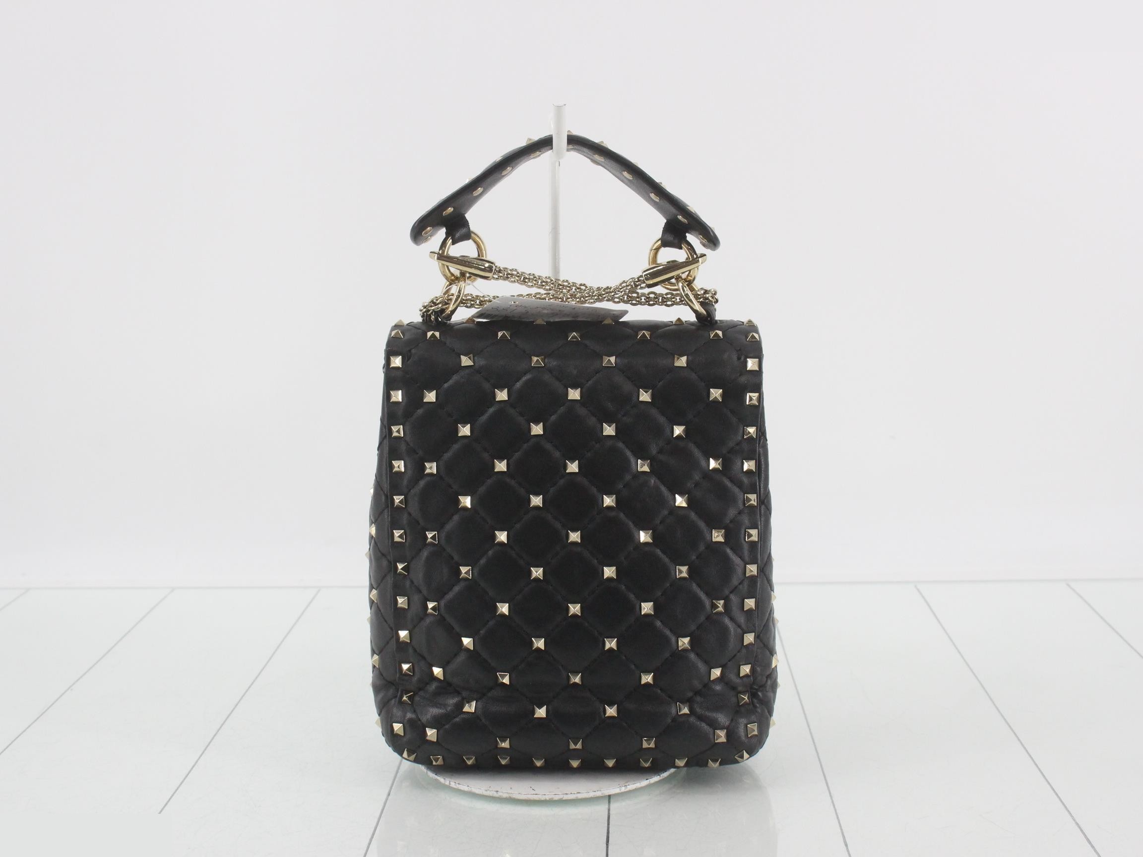 Rockstud Spike Chain Shoulder Bag — view 2
