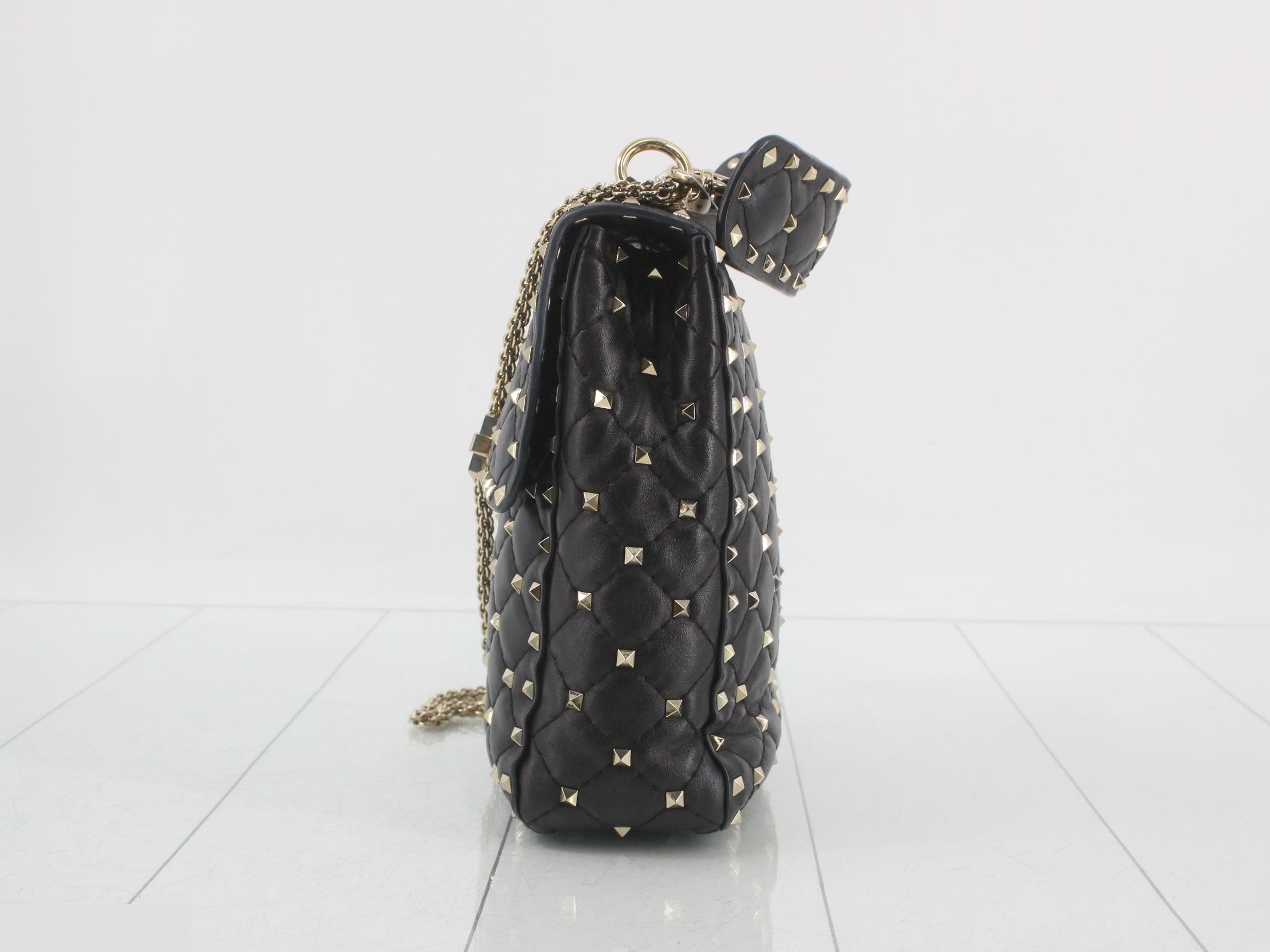 Rockstud Spike Chain Shoulder Bag — view 3
