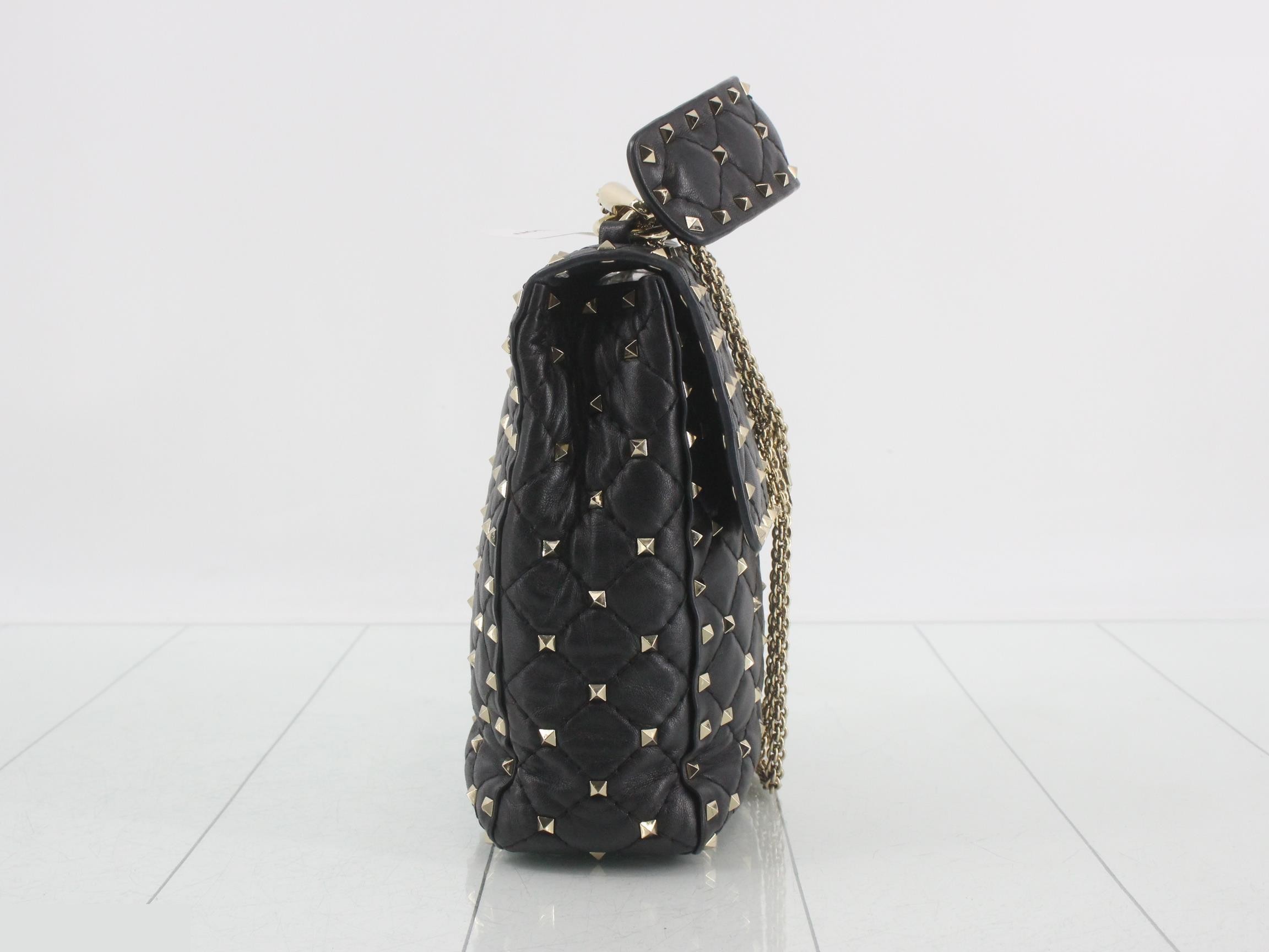 Rockstud Spike Chain Shoulder Bag — view 4