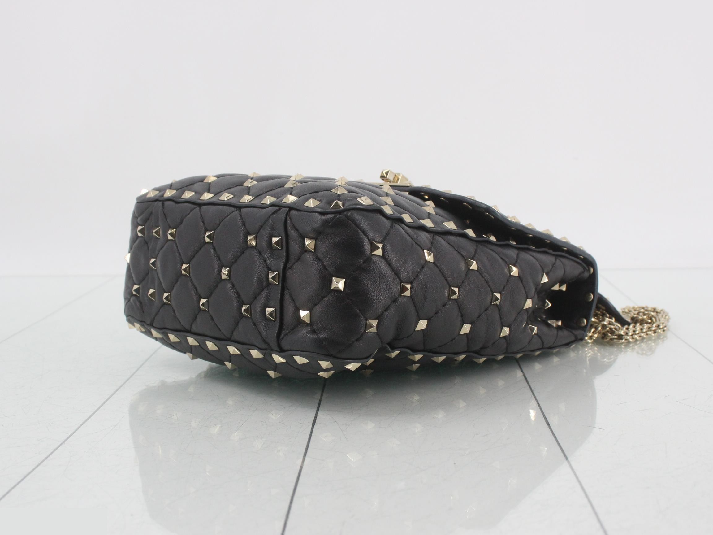 Rockstud Spike Chain Shoulder Bag — view 6