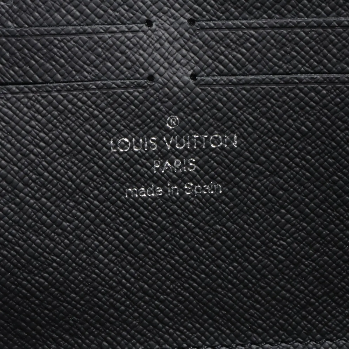 Monogram Macassar Zippy Dragonne M69407 Black x Brown Round Zip Wallet RFID Reactive — view 7