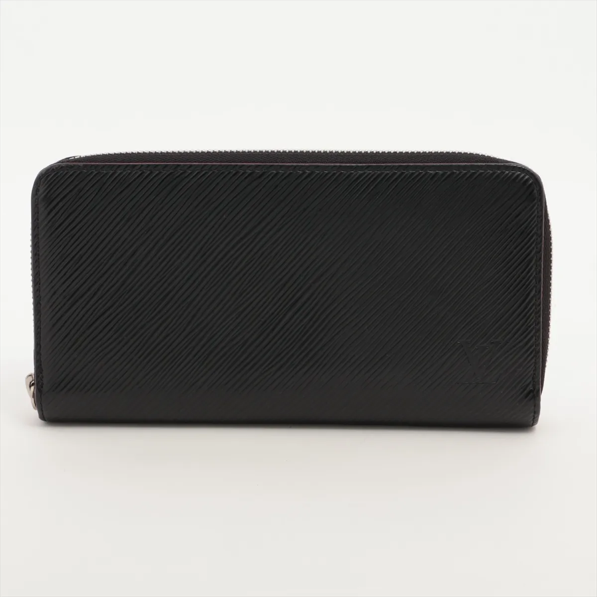 Epi Zippy Wallet M64838 GI0139 Noir x Hot Pink Round Zip Wallet
