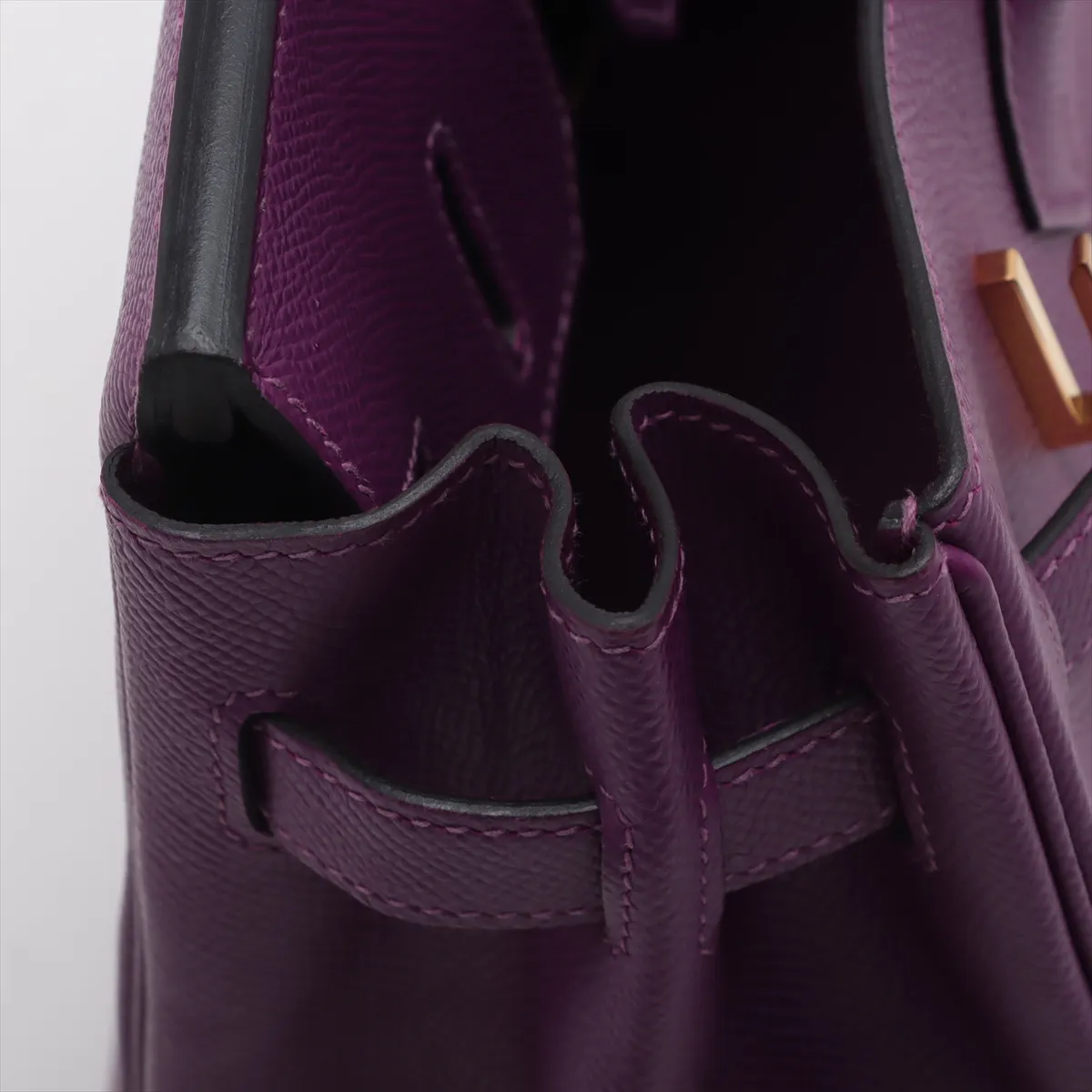 [Individually wrapped] Hermes Birkin 30 Le Tourne Vaux Epson Anemone Gold hardware Y:2020 — view 12