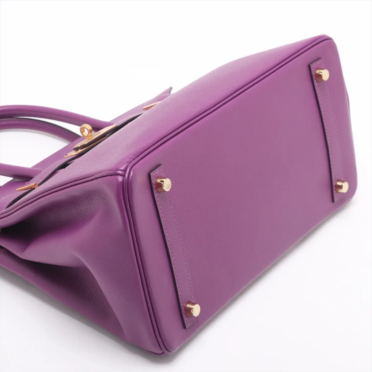 [Individually wrapped] Hermes Birkin 30 Le Tourne Vaux Epson Anemone Gold hardware Y:2020 — view 4