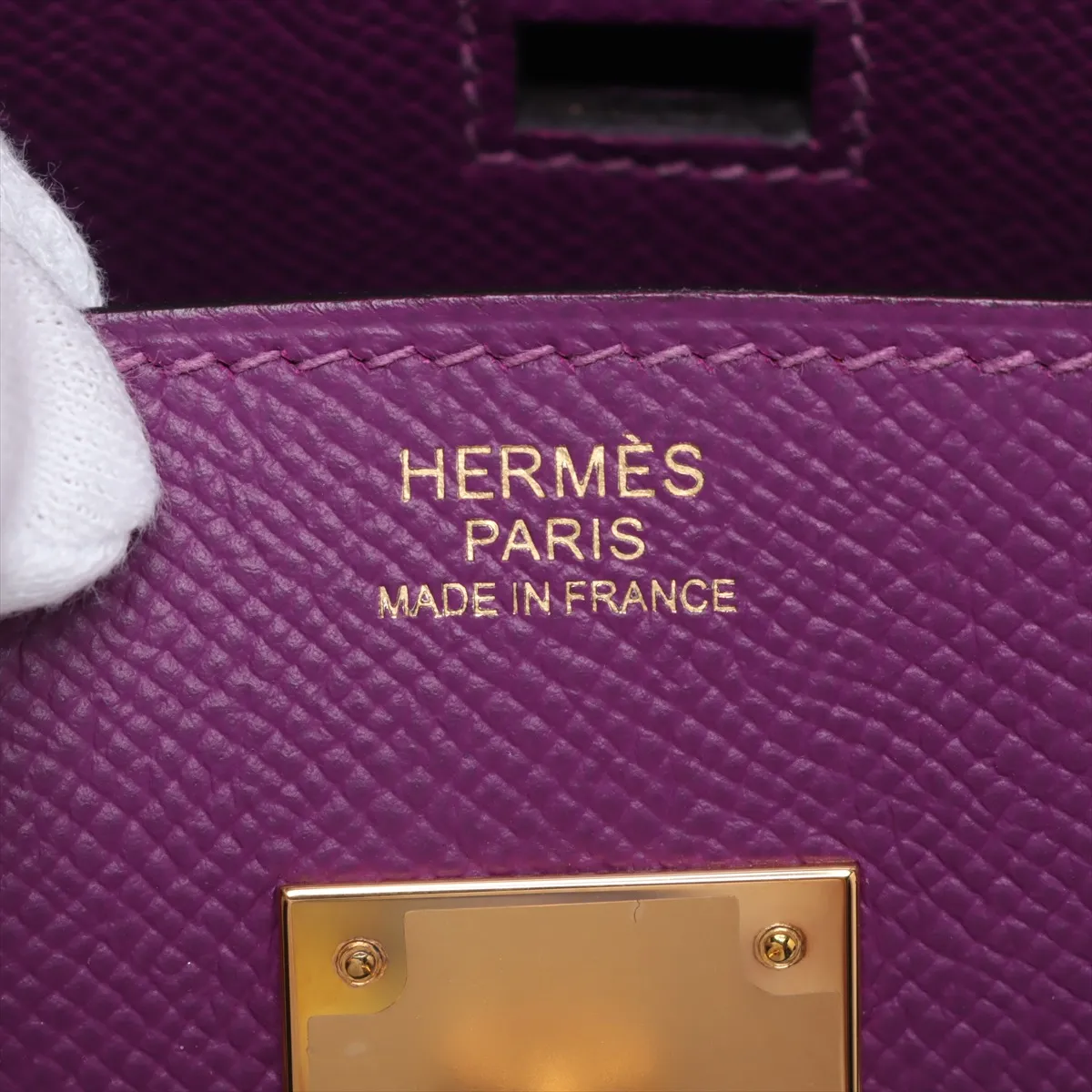 [Individually wrapped] Hermes Birkin 30 Le Tourne Vaux Epson Anemone Gold hardware Y:2020 — view 10