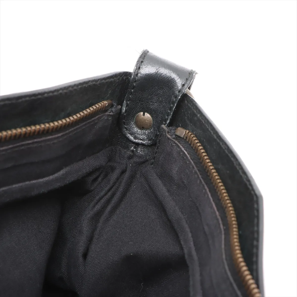 The First Leather Handbag Black 103208 with Mirror — view 11