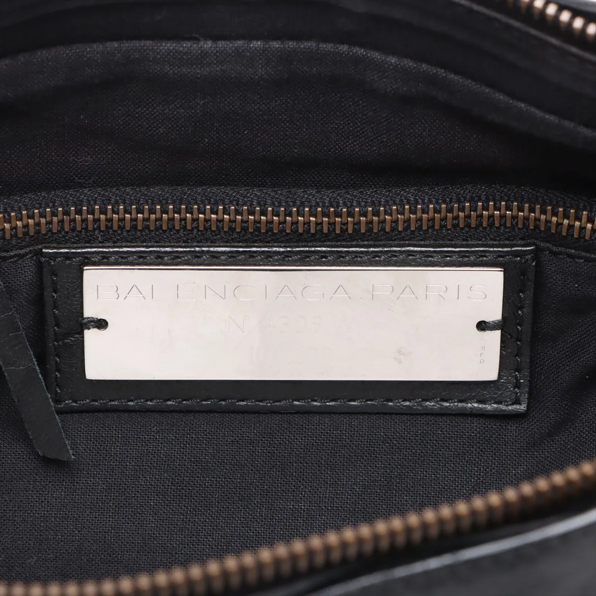 The First Leather Handbag Black 103208 with Mirror — view 10
