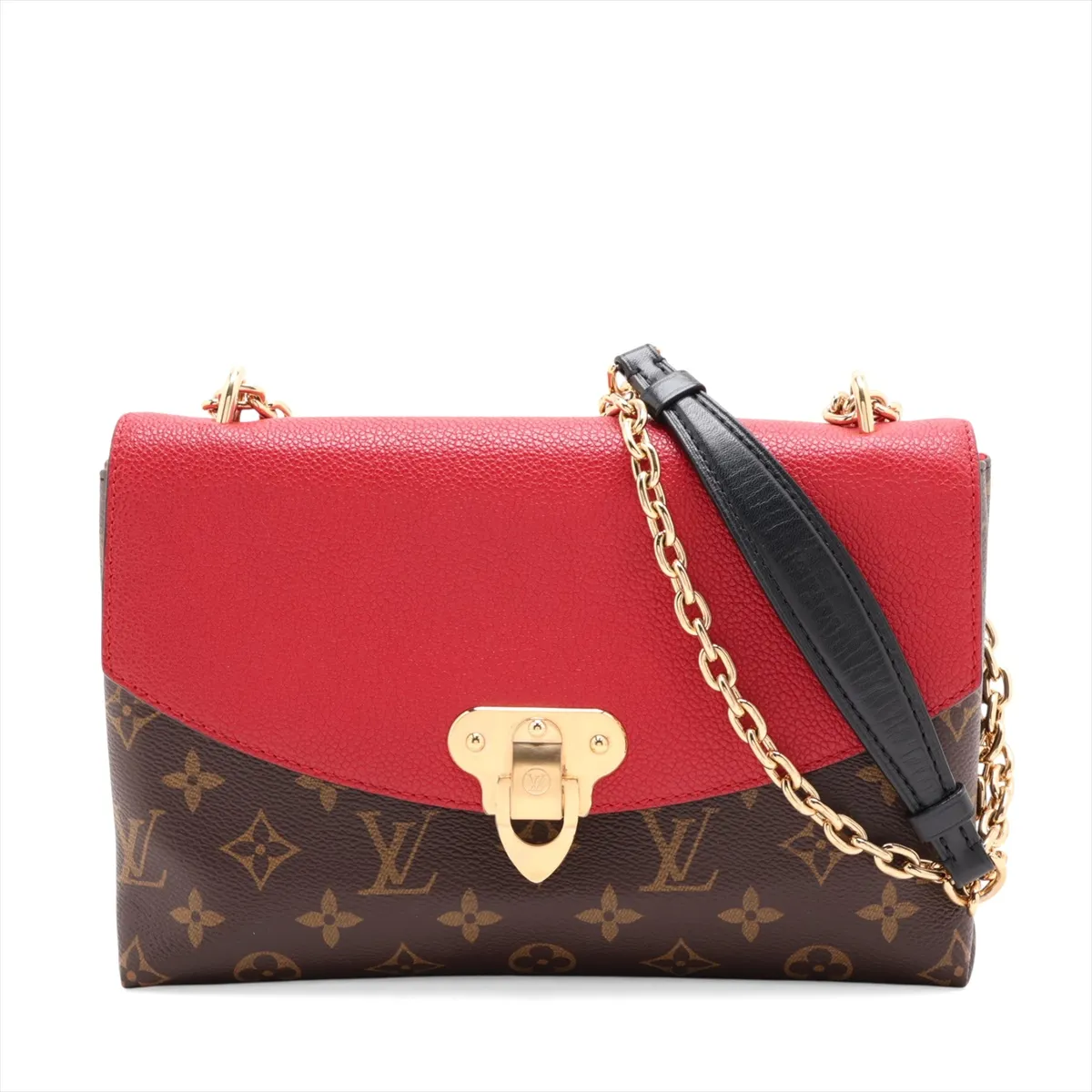 Monogram x Taurillon Samplace M43713 Brown x Red (RFID detected)