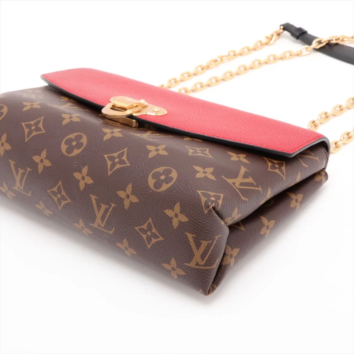 Monogram x Taurillon Samplace M43713 Brown x Red (RFID detected) — view 3