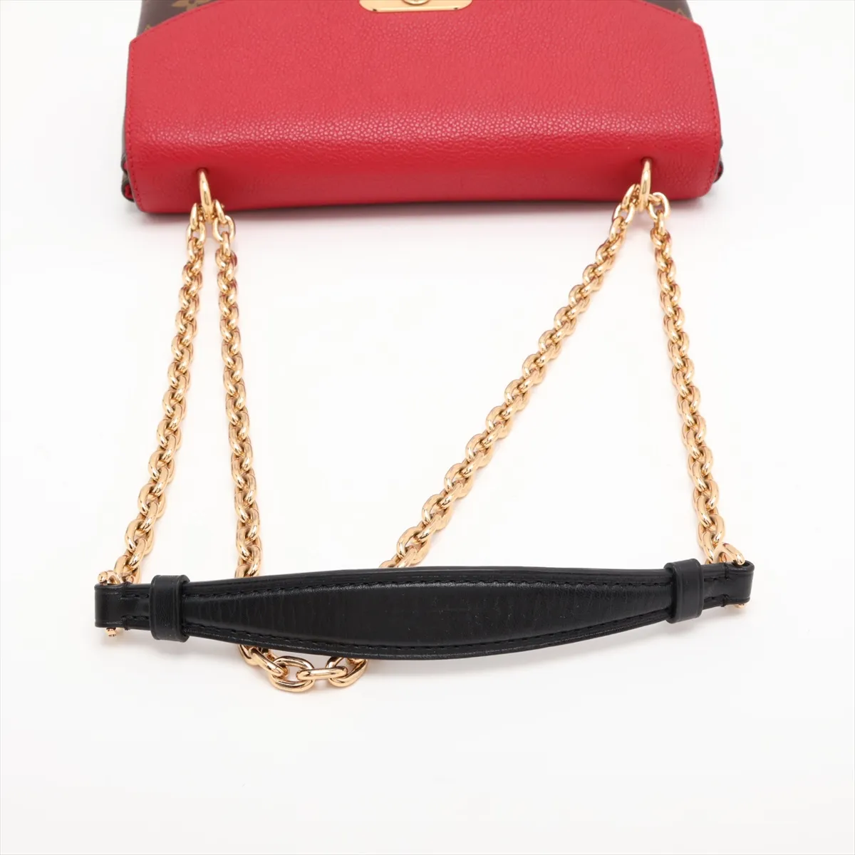 Monogram x Taurillon Samplace M43713 Brown x Red (RFID detected) — view 5