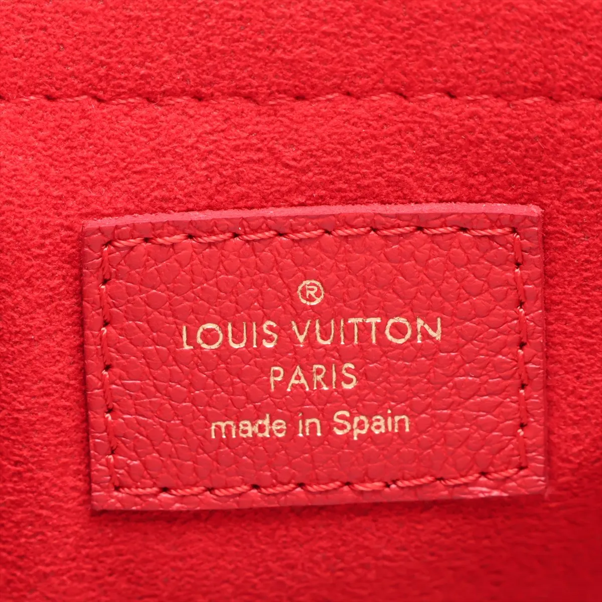 Monogram x Taurillon Samplace M43713 Brown x Red (RFID detected) — view 10
