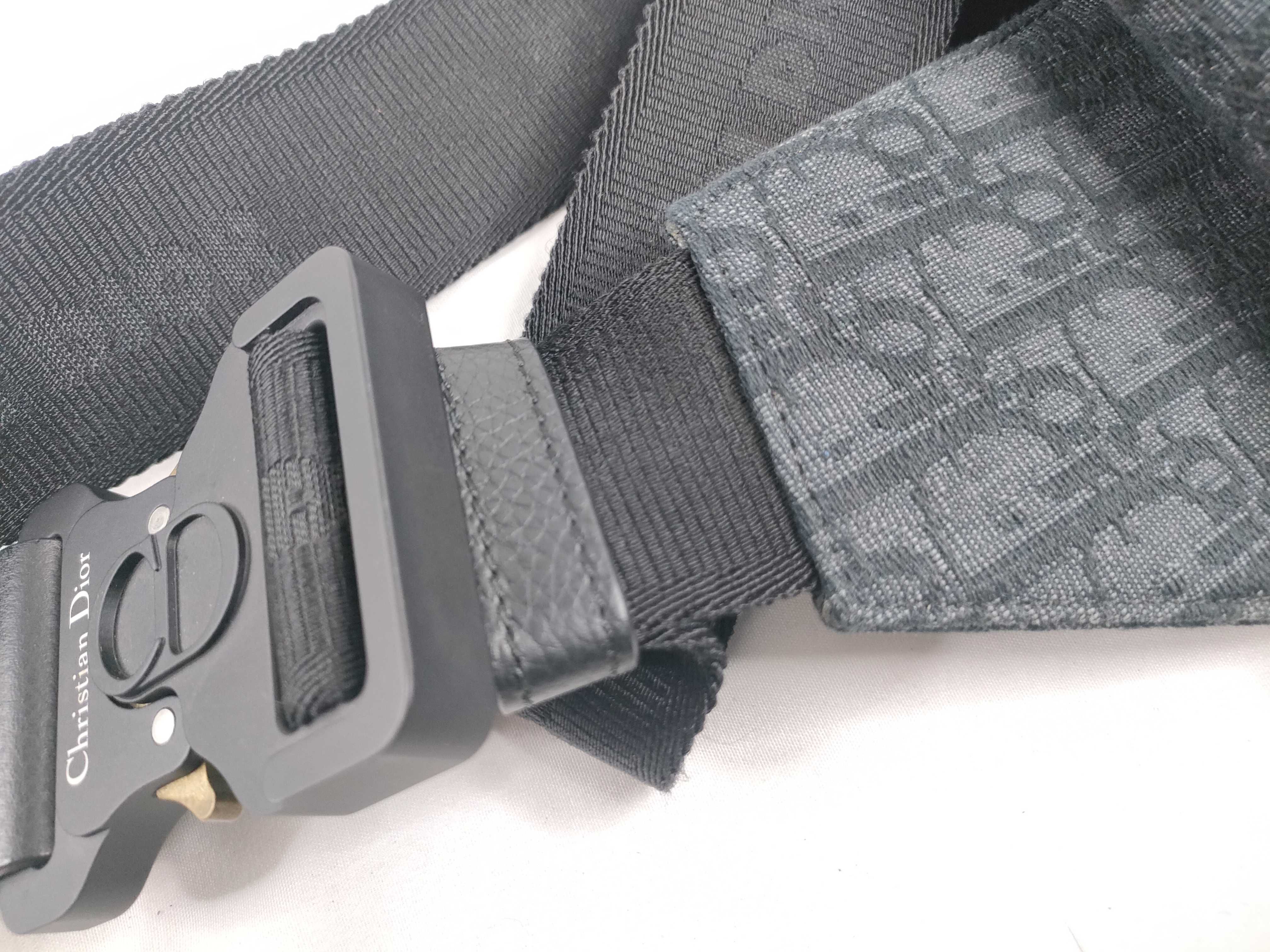ID- Saddle Bag 26 Canvas Black Crossbody Bag SHW Bag — view 8