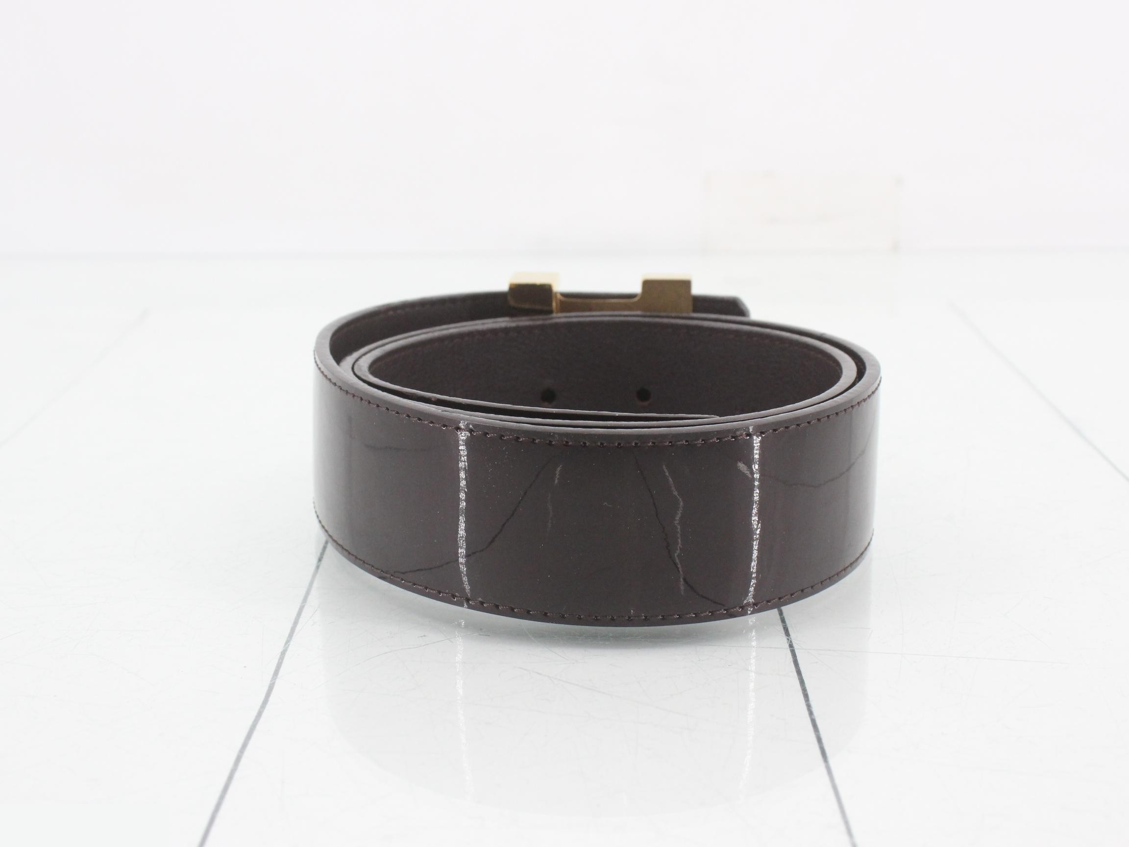 Ceinture LV Initials Patent Leather Belt — view 2